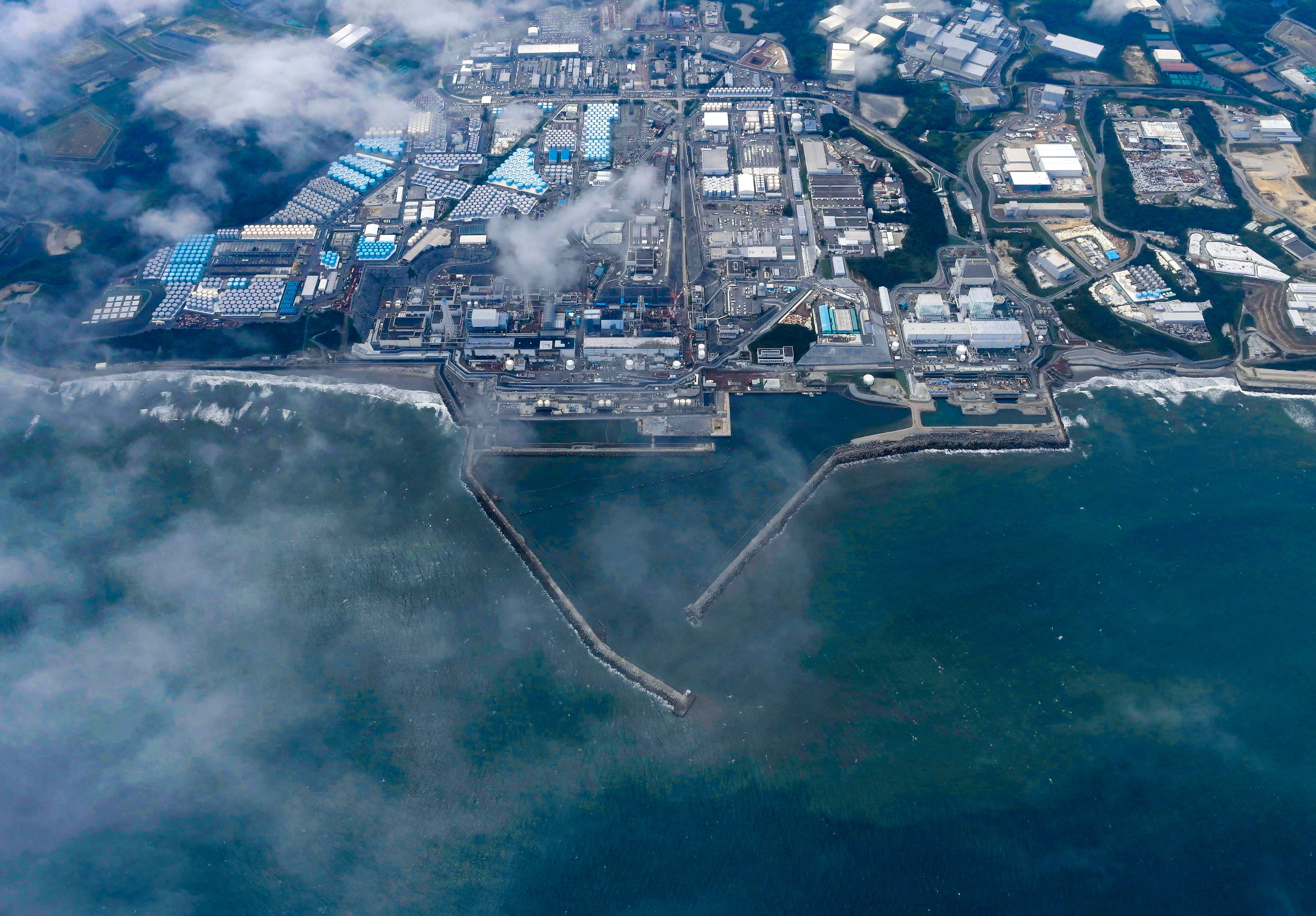 The crippled Fukushima nuclear power plant in northeastern Japan, pictured in August. Photo: Kyodo   