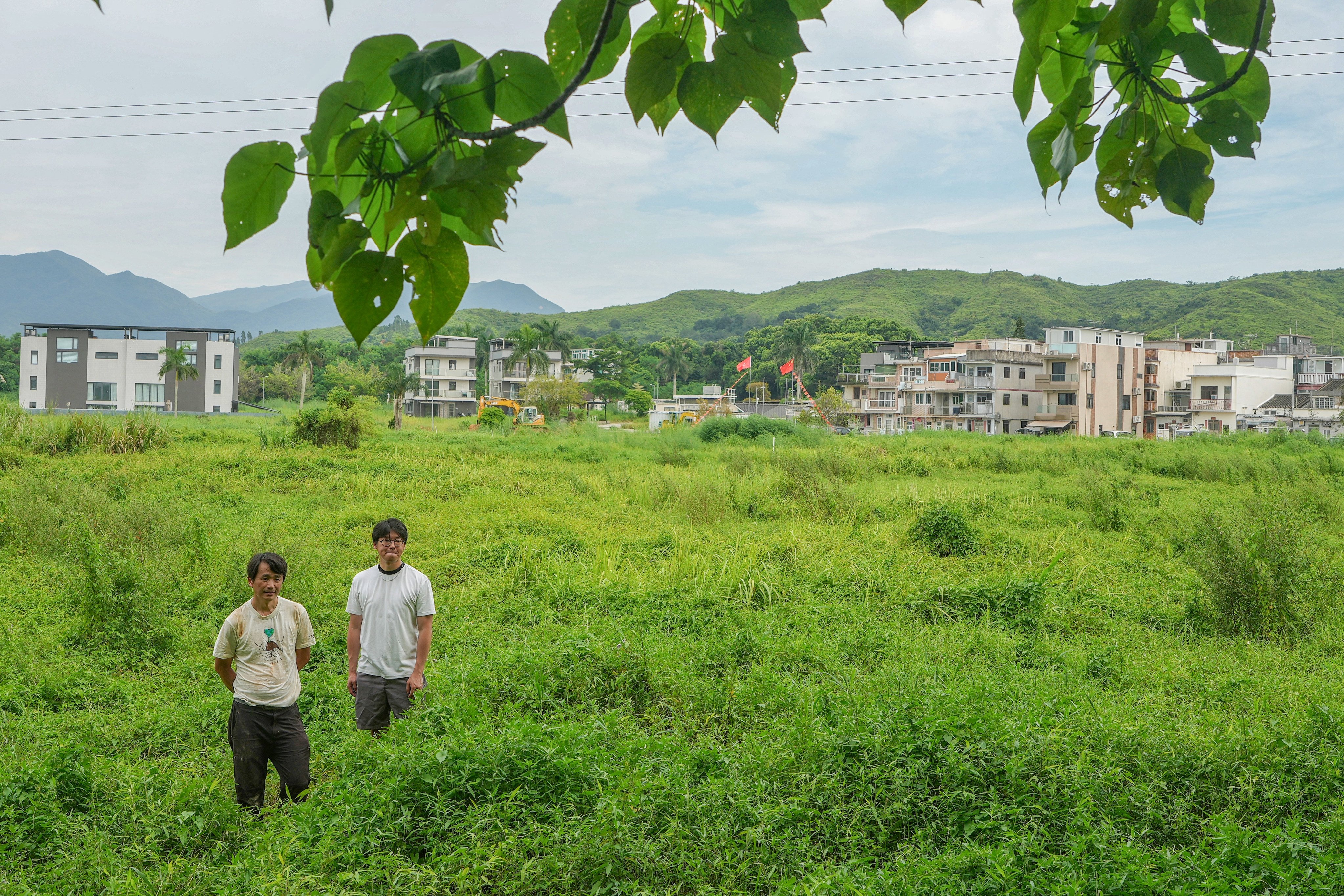 Liber Research Community members visit a farmland site earlier this year. Photo: Elson Li