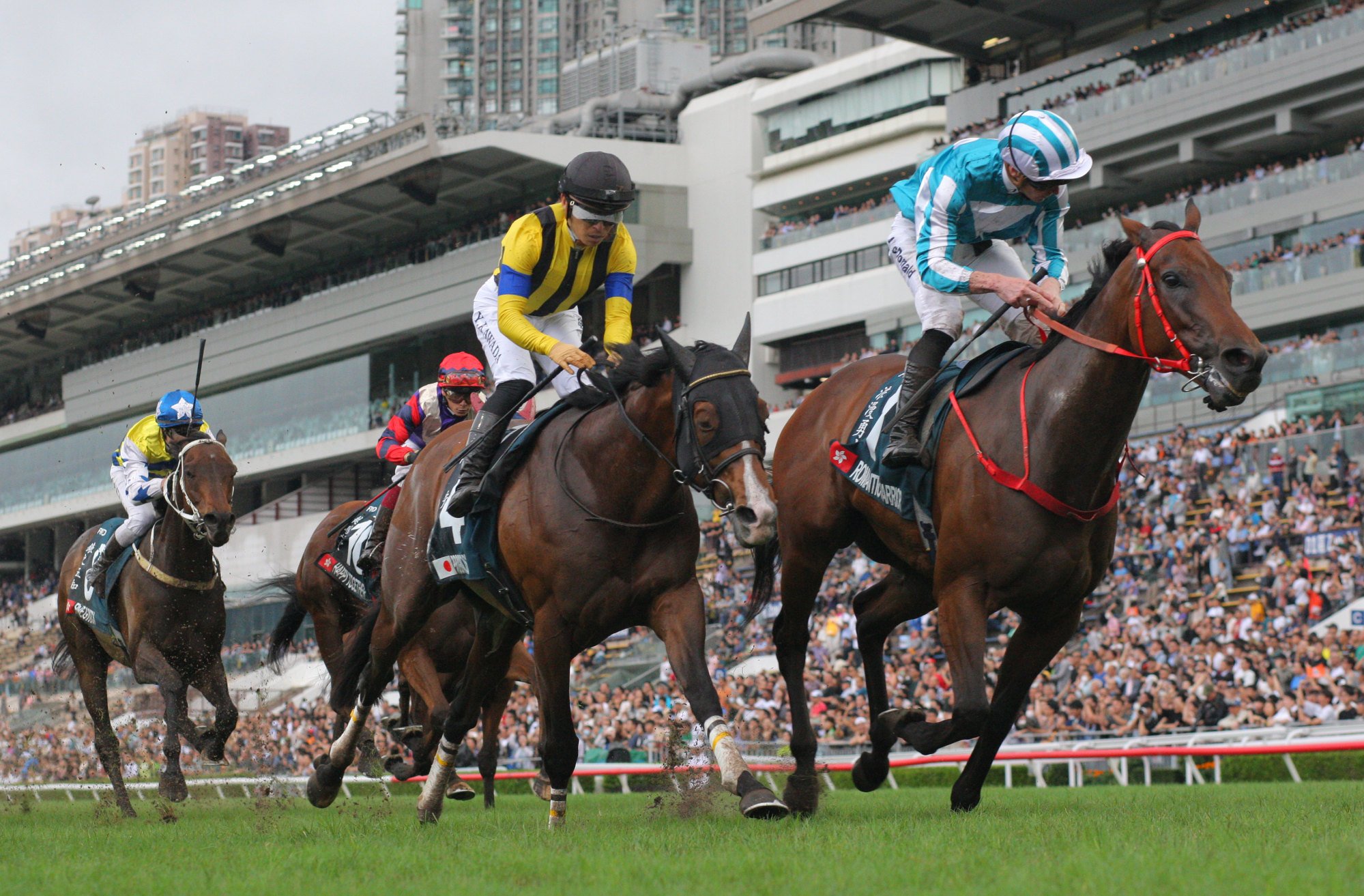 Yuga Kawada and Prognosis (inside) are narrowly denied by Romantic Warrior in April.