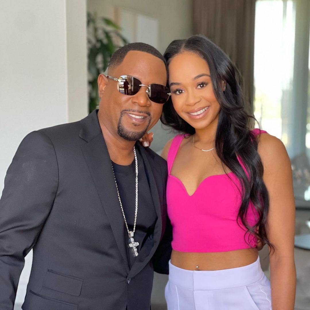 Proud dad: actor and comedian Martin Lawrence’s eldest daughter Jasmin recently got engaged. Photo: @jasmin_lawrence/Instagram 