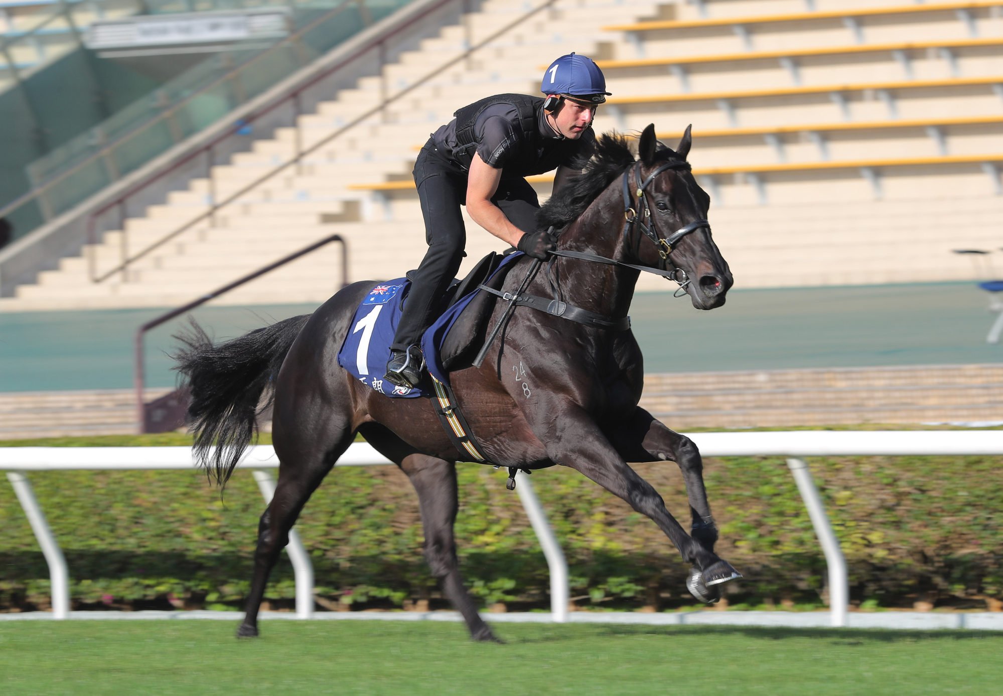 Antino works strongly on the course proper.