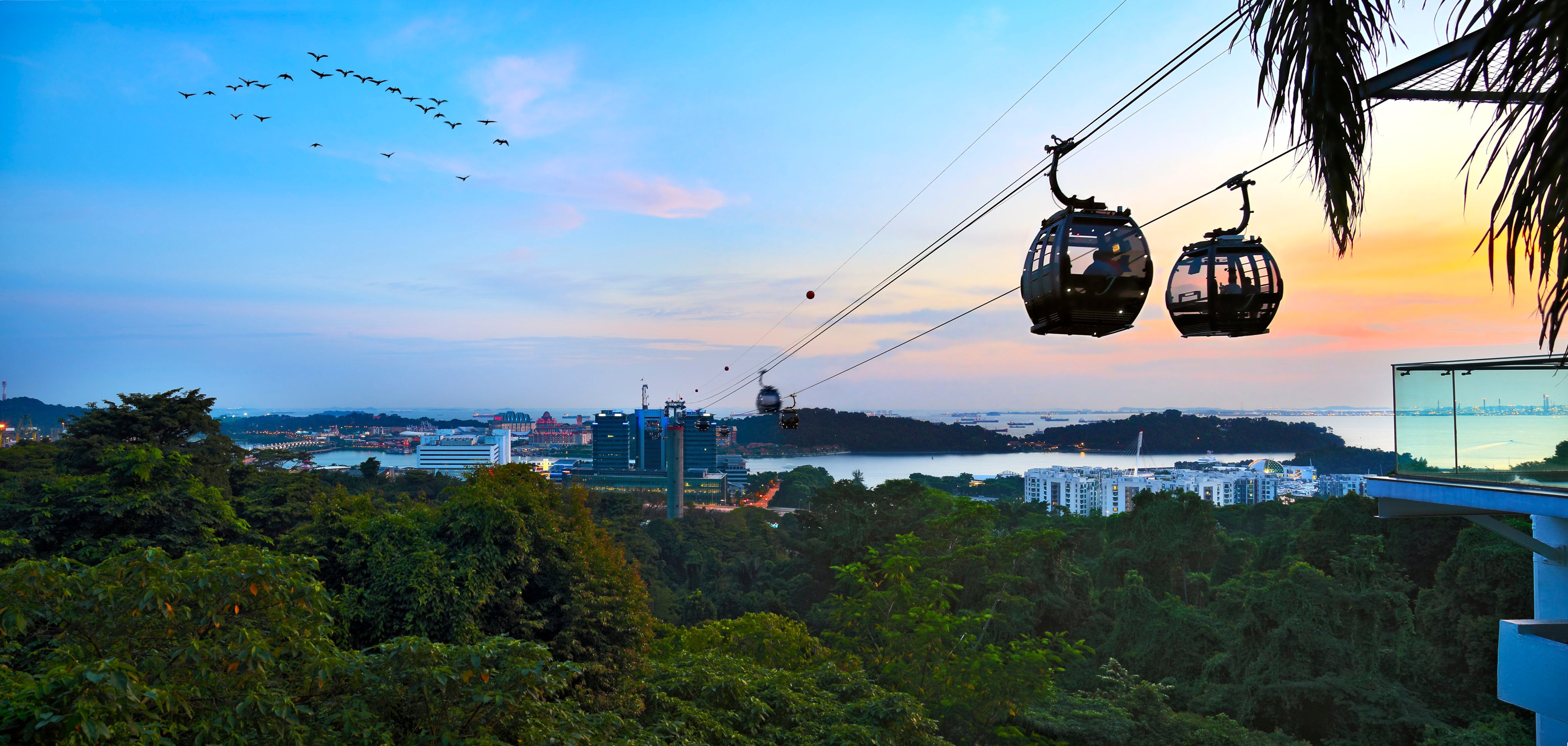 The Singapore Cable Car at Mount Faber. Photo: Getty Images