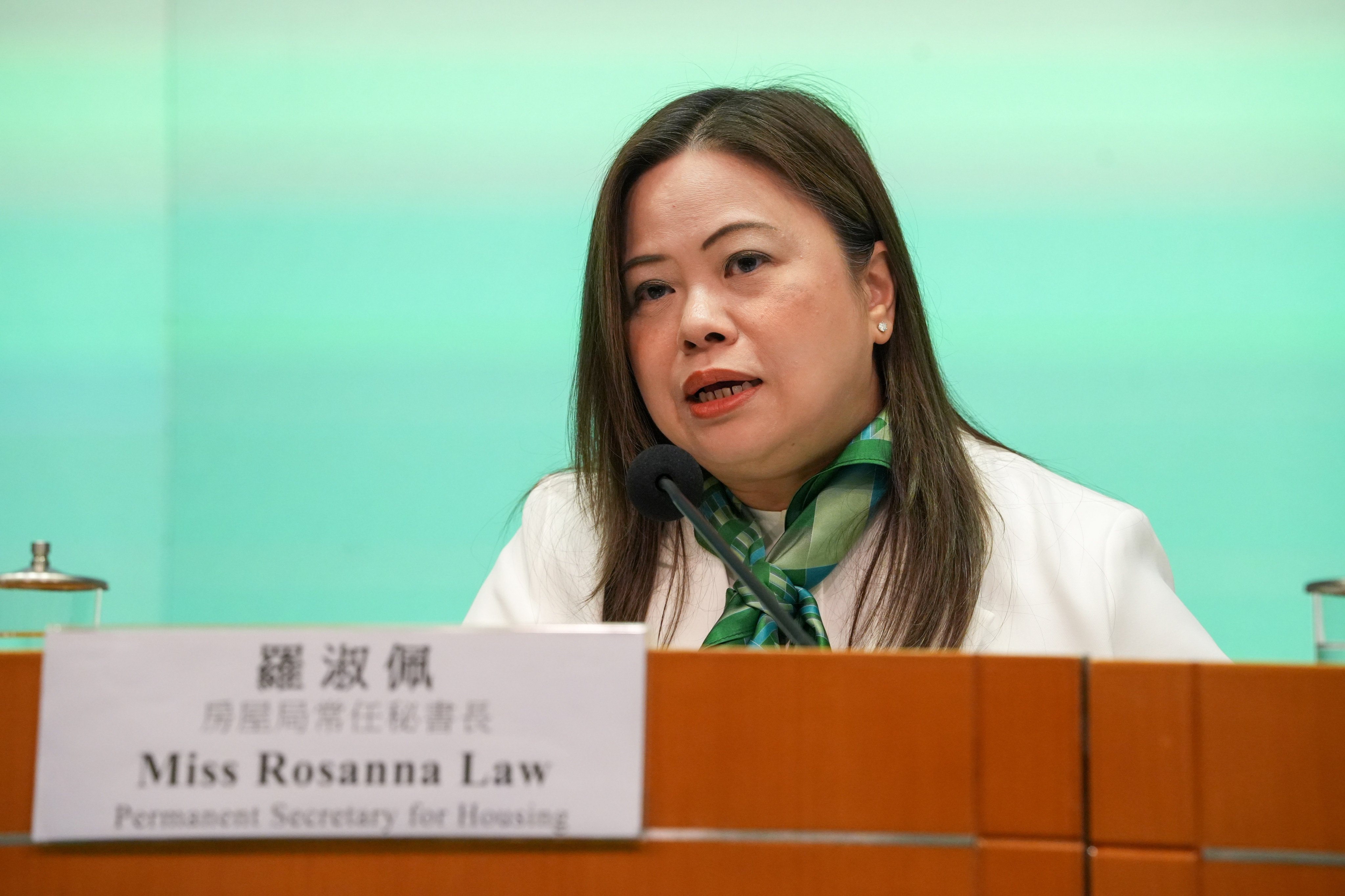 Rosanna Law was made housing director in August 2023 and has been praised for her crackdown on well-off tenants abusing public housing resources. Photo: Sun Yeung