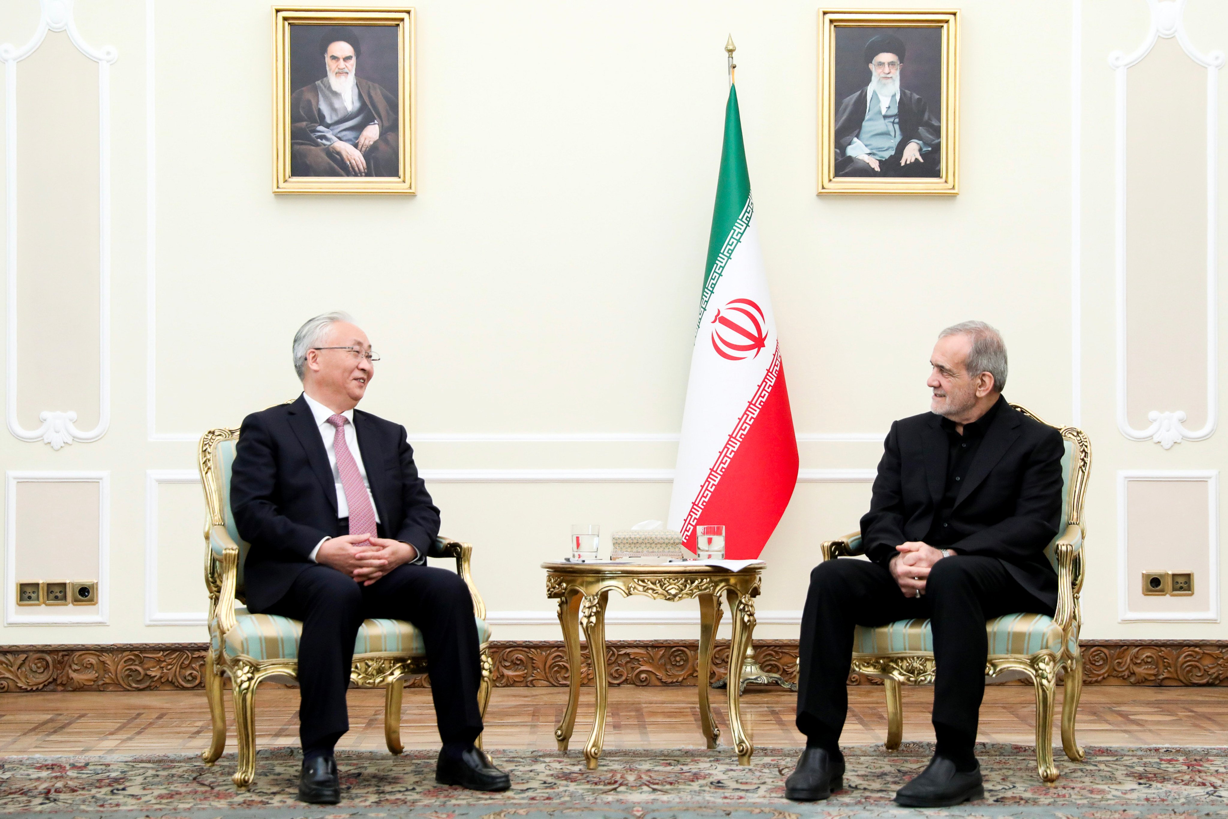 Iran’s President Masoud Pezeshkian told visiting Chinese Vice-Premier Zhang Guoqing Tehran is committed to the 25-year agreement it signed with Beijing. Photo: president.ir