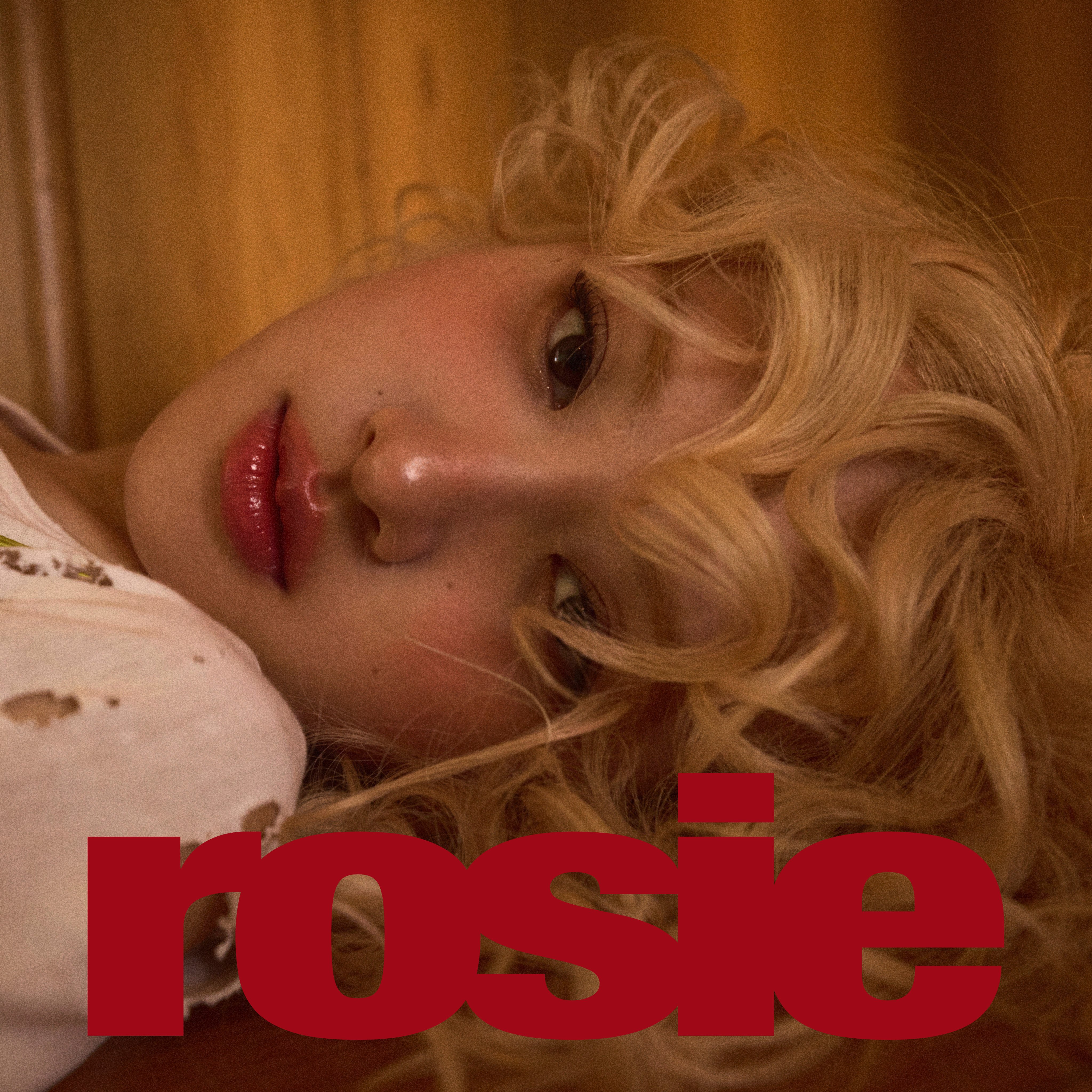 Across 12 songs on her debut album Rosie (detail from the cover pictured), Rosé breaks down the tribulations of lost love. Photo: Atlantic Records via AP