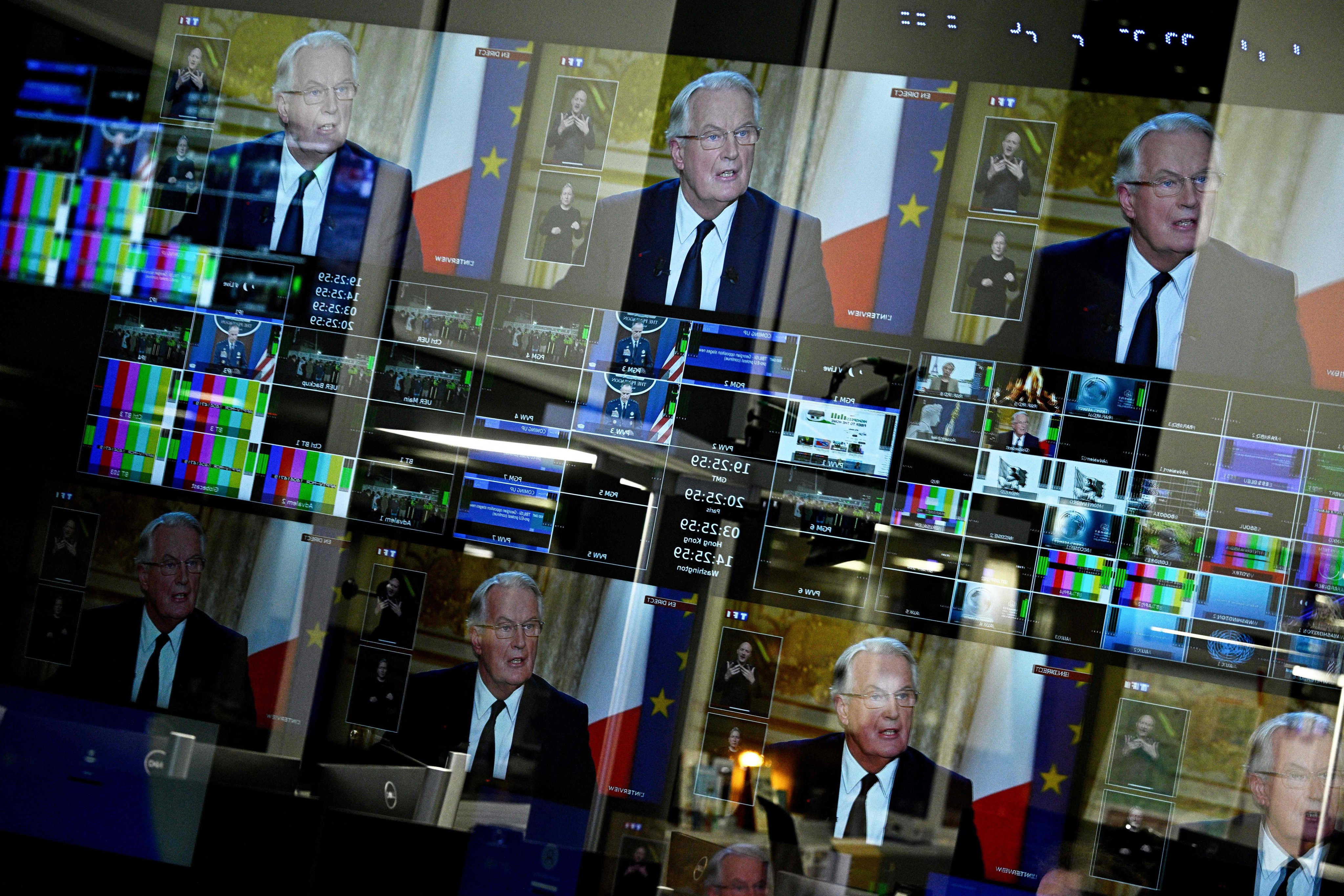 France’s Prime Minister Michel Barnier. Photo: AFP