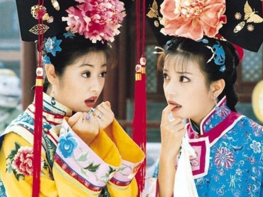 Ruby Lin and Zhao Wei in a still from My Fair Princess, a television adaptation of a popular romance novel of the same name by late Taiwanese writer Chiung Yao. 