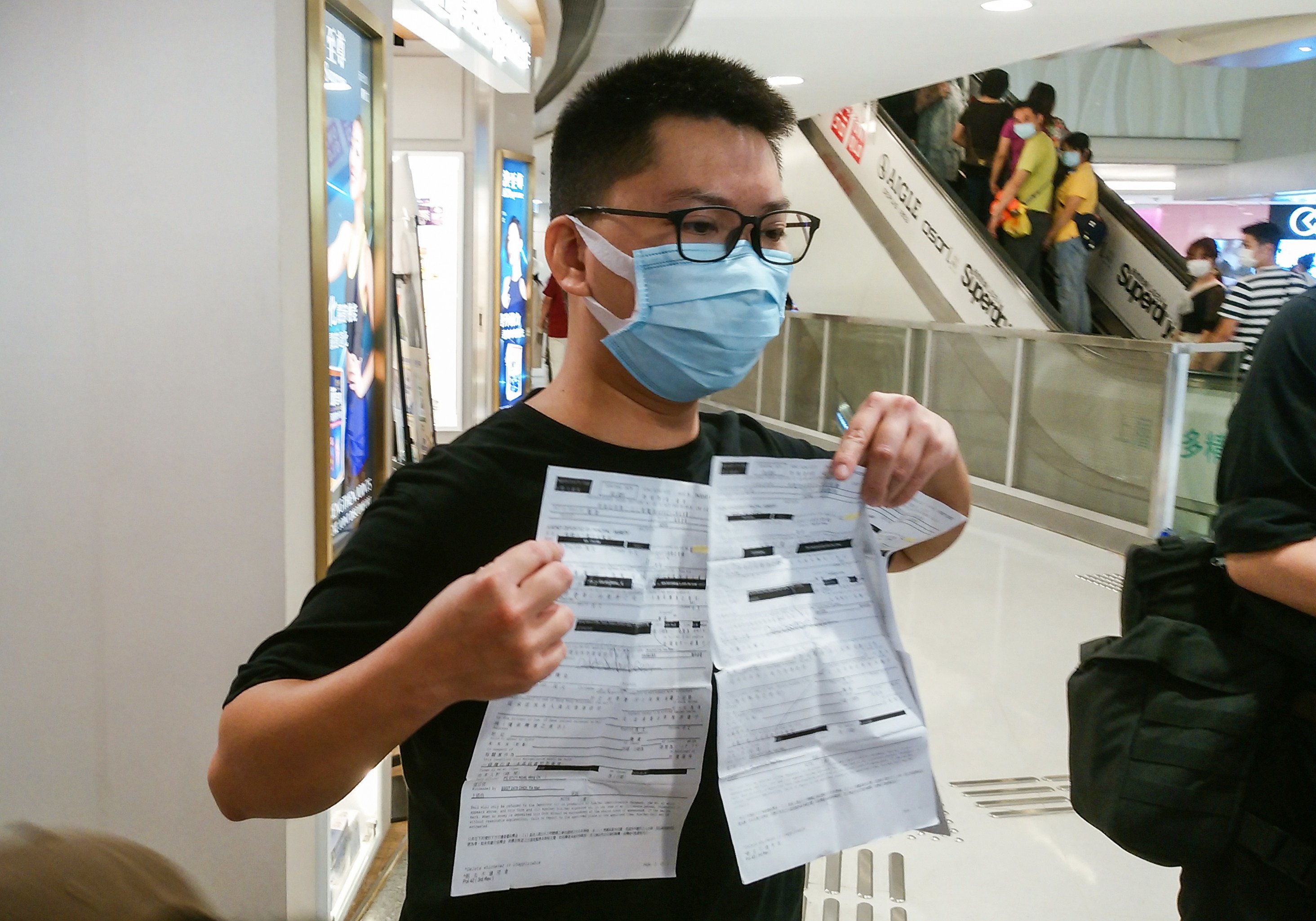 Adam Ma is known as the “second-generation Captain America” for dressing as the Marvel character in anti-government protests. Photo: Brian Wong