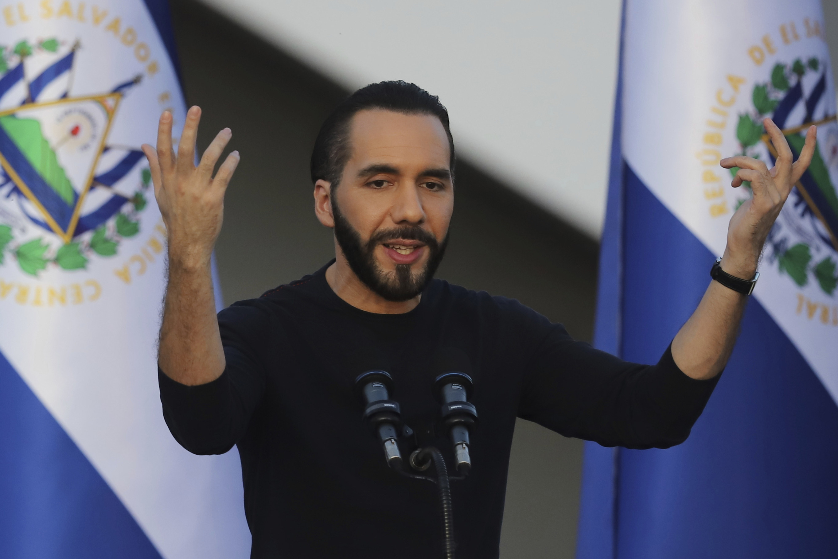 El Salvador’s President Nayib Bukele. Photo: AP