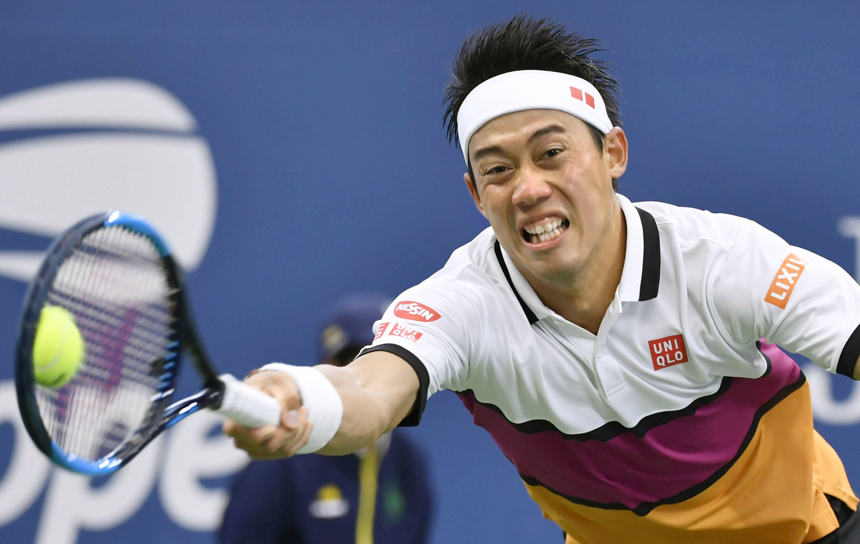 Kei Nishikori of Japan will play in singles at the Australian Open for the first time in four years. Photo: Kyodo