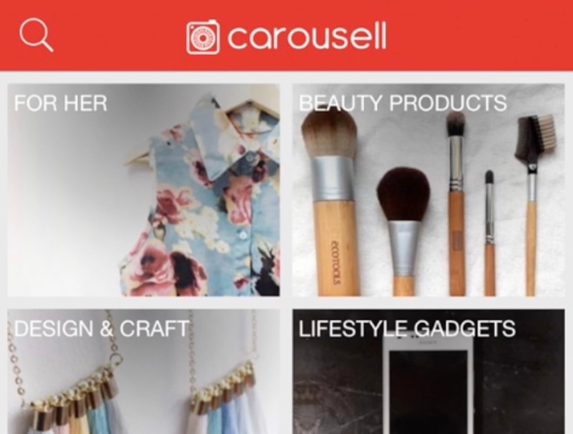 A video showing the Carousell platform on a mobile phone. Photo: Carousell/YouTube