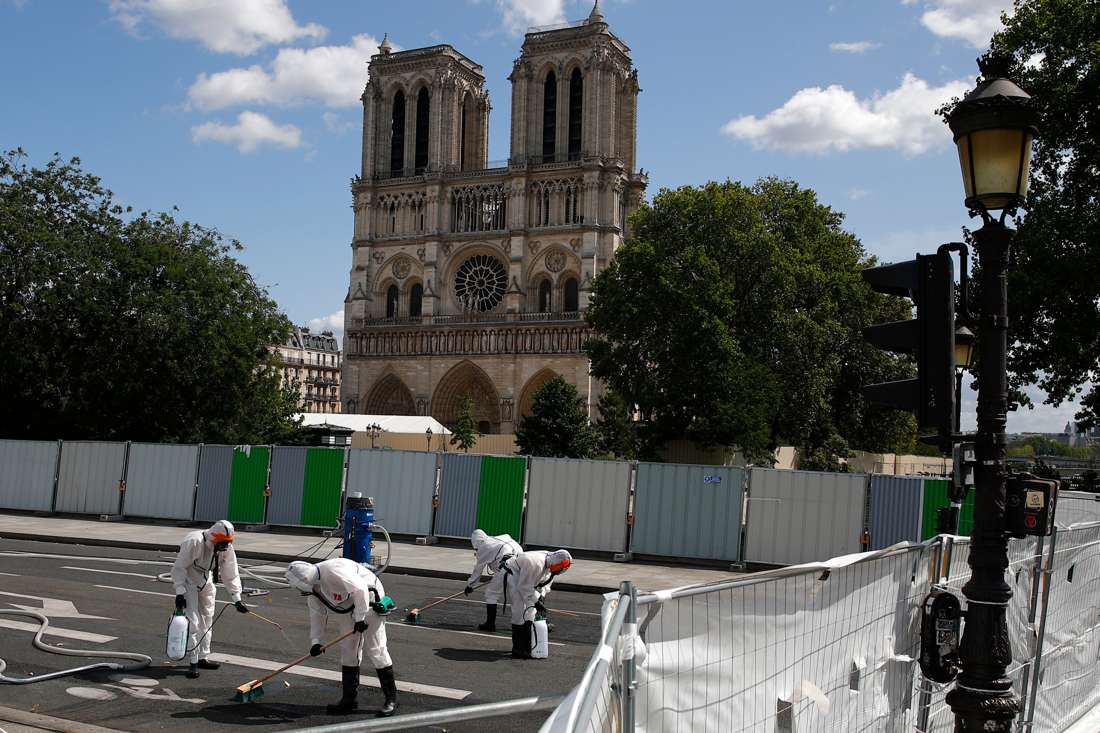 Notre Dame cathedral is reopening five years after a fire nearly destroyed it in 2019. Photo: AP