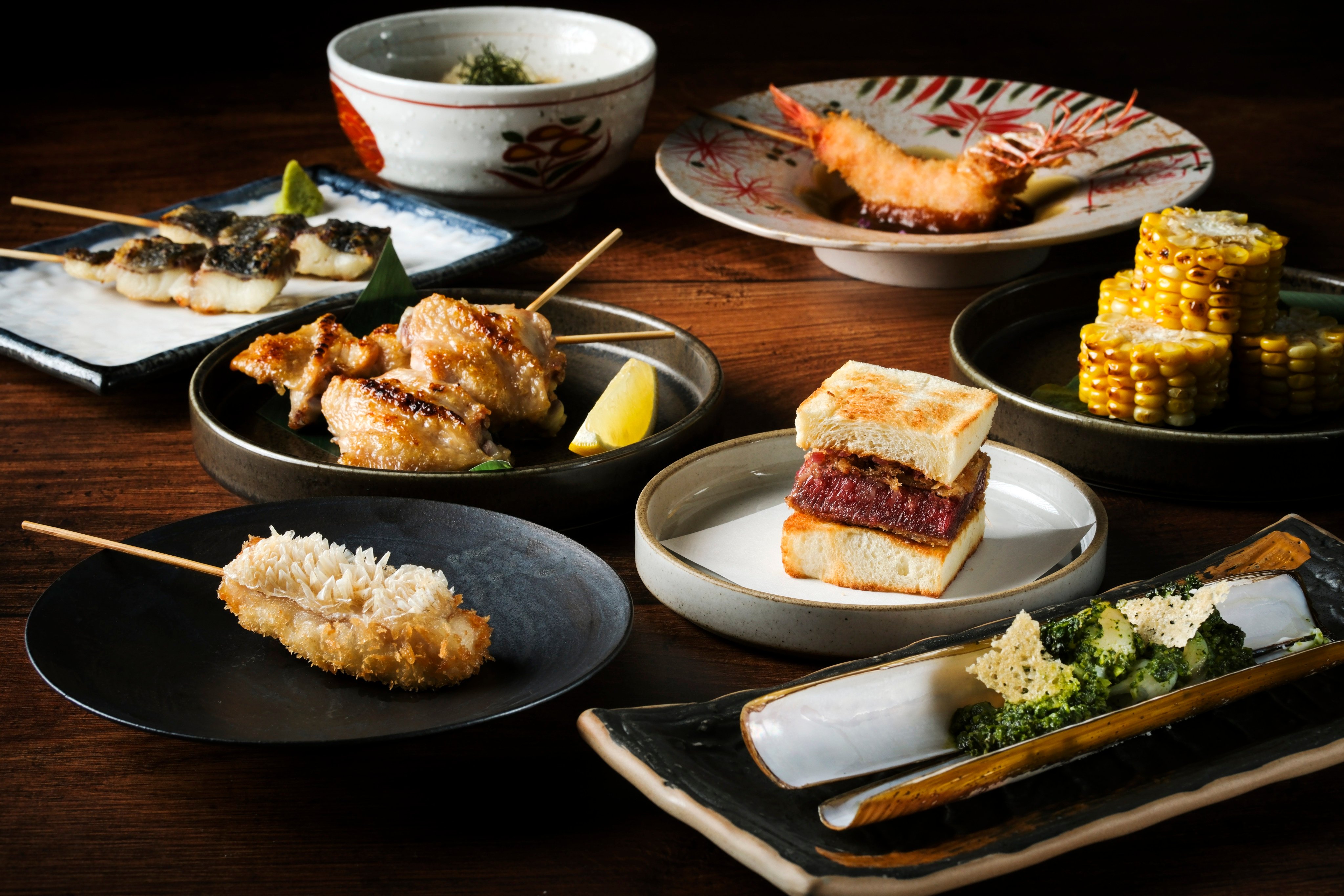 Izakaya fare at Akatsuki, one of 14 new restaurants and bars to check out this month in Hong Kong. Photo: Akatsuki