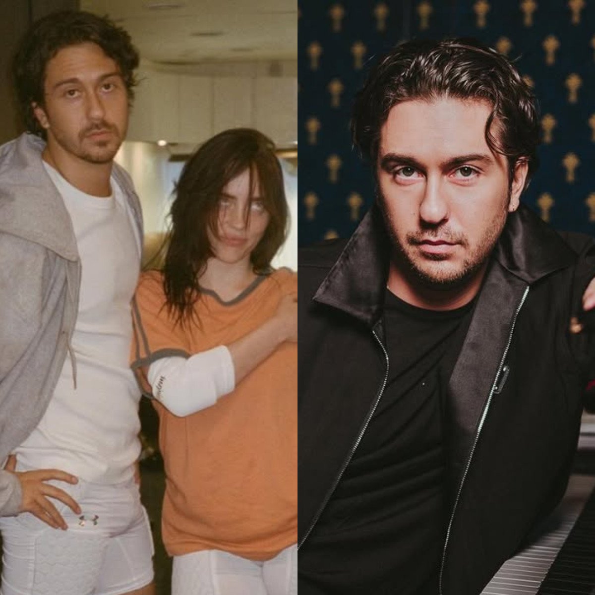 Billie Eilish’s purported boyfriend Nat Wolff was previously romantically linked to Margaret Qualley, Suki Waterhouse and Bella Thorne, and is besties with Andrew Garfield. Photos: @billieeilish, @theatrely/Instagram