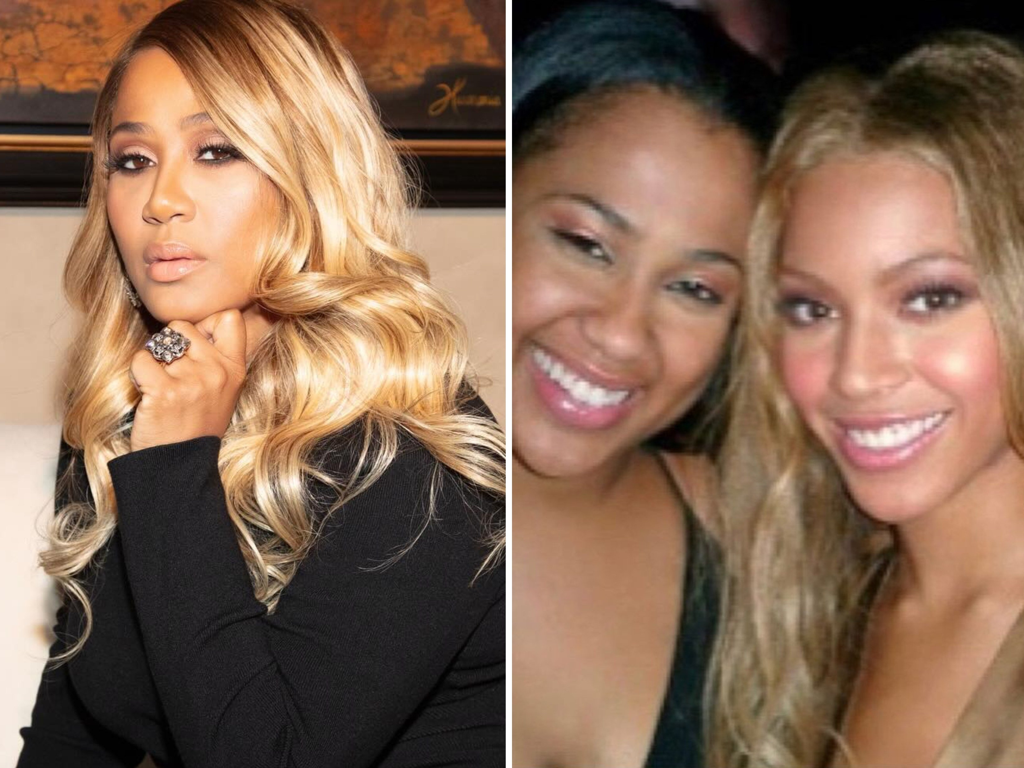 Angie Beyincé has written a number of hit songs for her famous cousin Beyoncé. Photos: @angiebeyince/Instagram