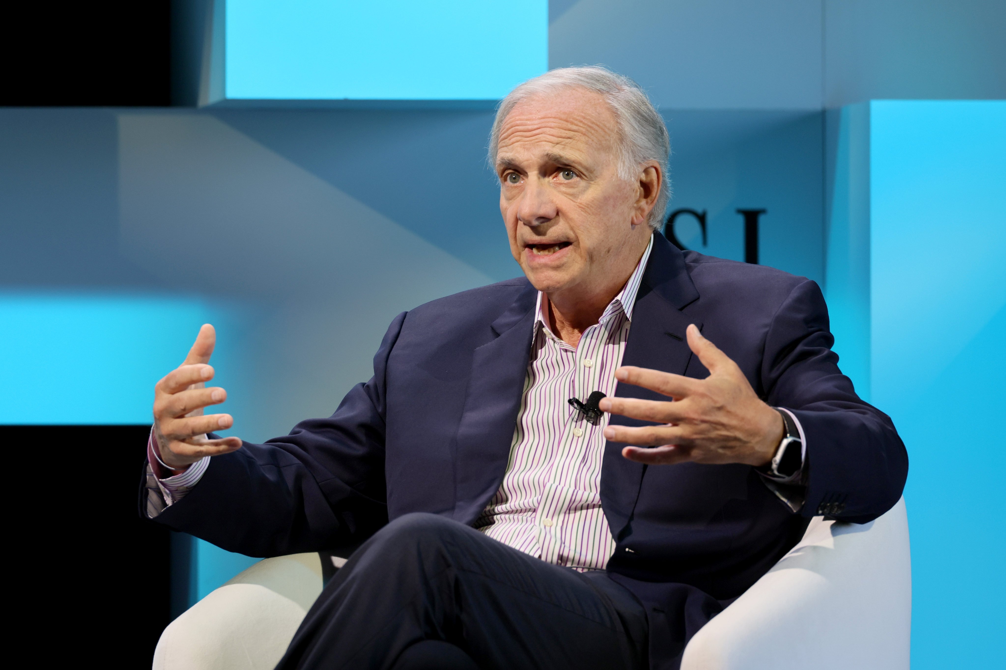 Ray Dalio, founder  of Bridgewater Associates, speaks during a Wall Street Journal event on May 22, 2024 in New York City. Photo: Getty Images