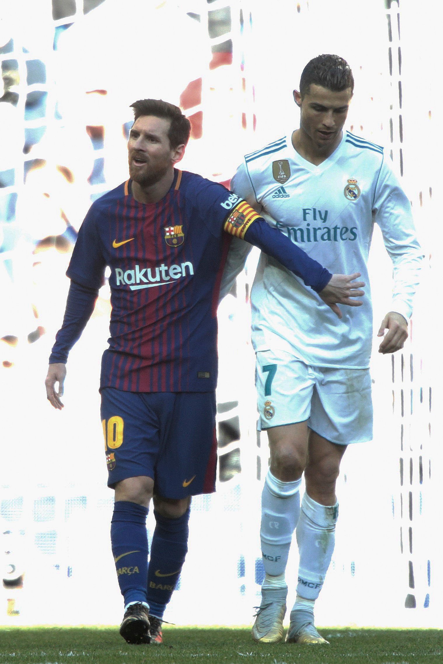 Lionel Messi (left) and Cristiano Ronaldo (right) are missing from the World 11, establishing a new era in men’s football. Photo: Xinhua