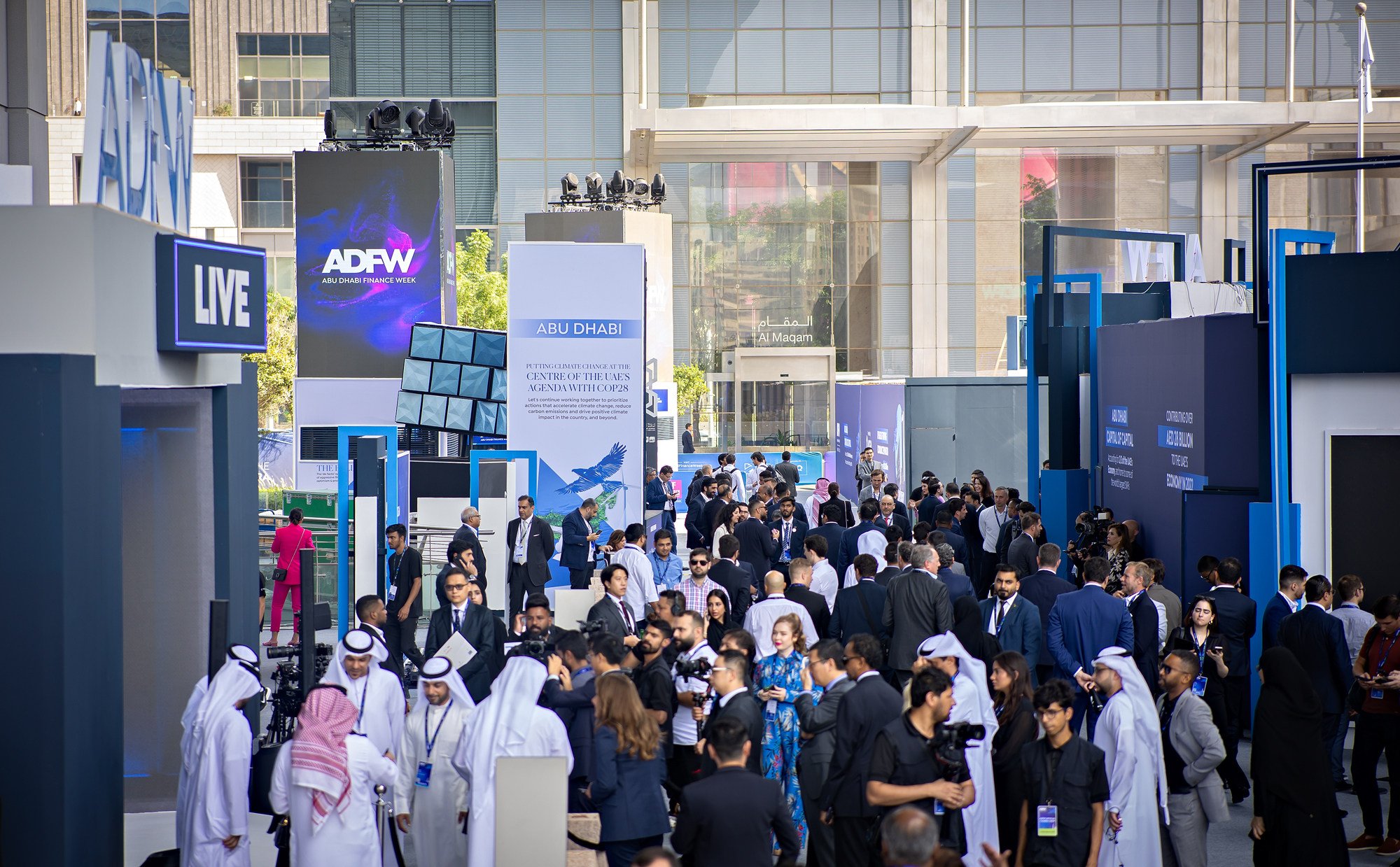 Global investment, technology and sustainability trends are among the topics of discussion at Abu Dhabi Finance Week, now running until Thursday, which also features the inaugural UAE-China Investment Summit.