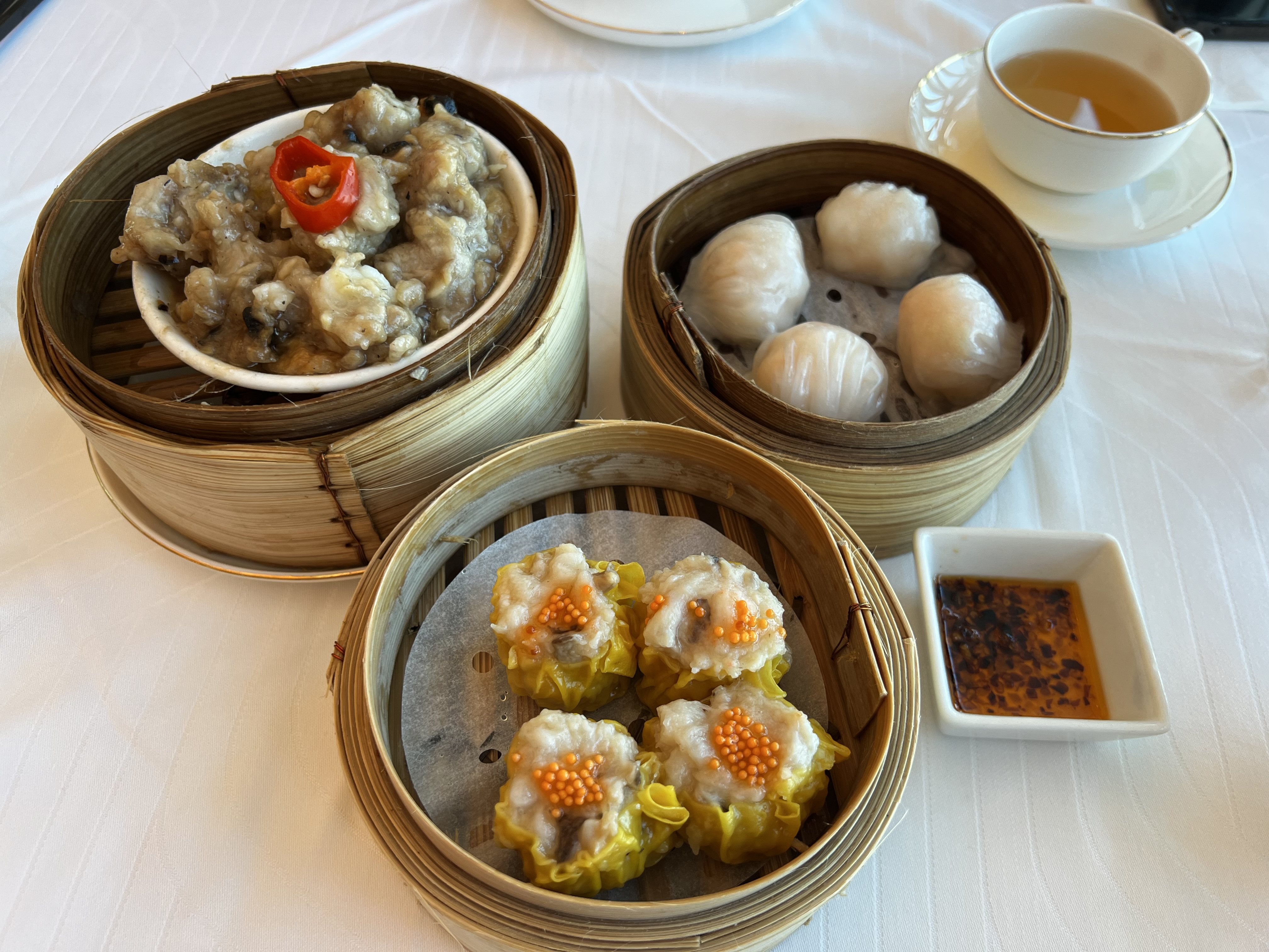 Dim sum at Maxim’s Palace, which has “ladies pushing dim sum carts”, Chantel Shafie says. Photo: SCMP