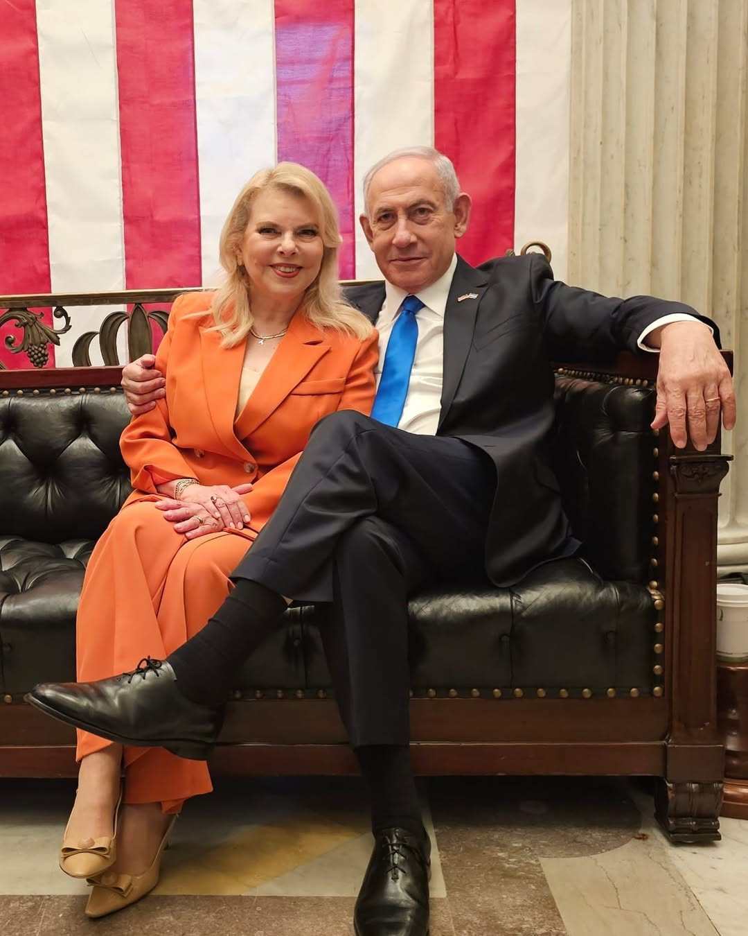 A new documentary The Bibi Files pulls back the curtain on Sara Netanyahu, a former air hostess who was found guilty of misappropriating state funds and abusing her employees. Photo: @sara.netanyahu/Instagram