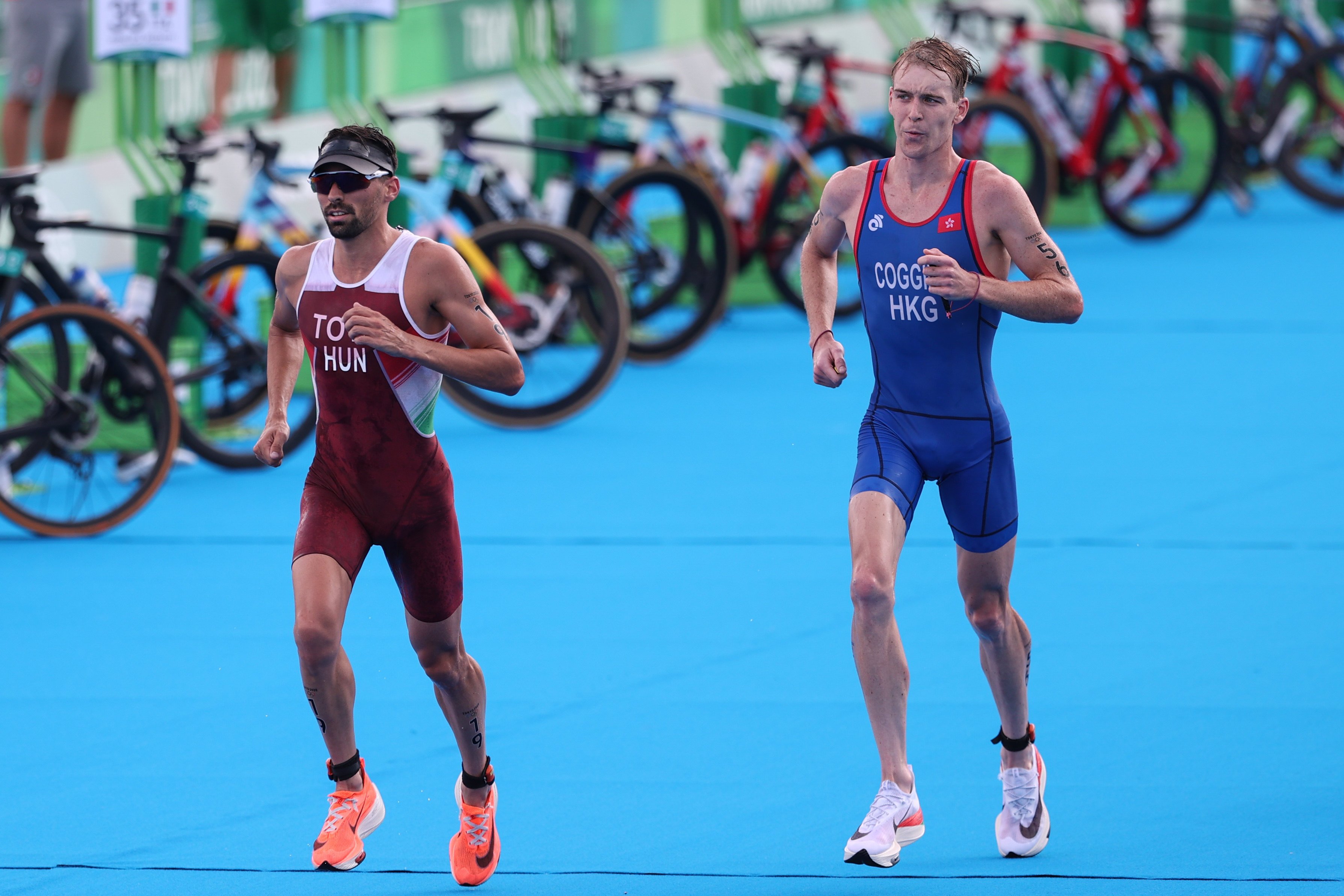 Oscar Coggins has his sights on the Los Angeles Olympics after competing in Tokyo three years ago. Photo: Xinhua