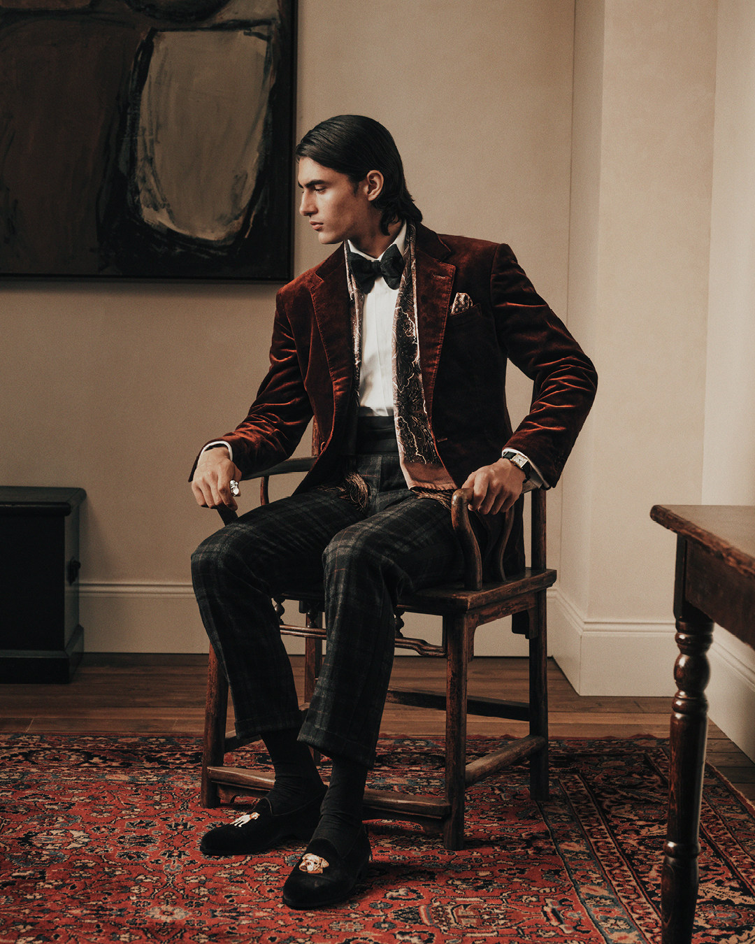 Gifts to make a man the very picture of elegance, like this look from Dunhill shows. Photo: Dunhill