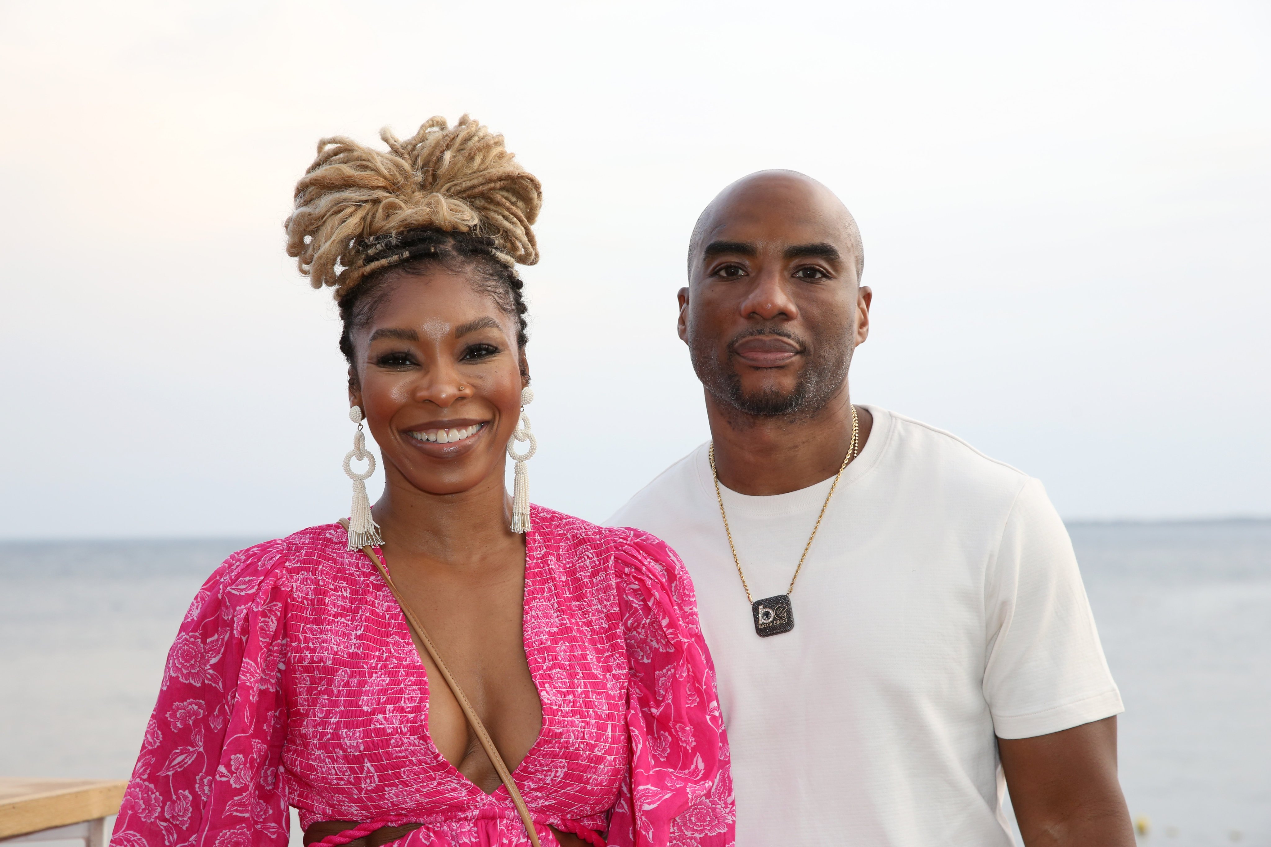 Jessica Gadsden and Charlamagne tha God attend a VIP dinner party at France’s Hotel du Cap-Eden-Roc during the Cannes Film Festival. Photo: Getty Images