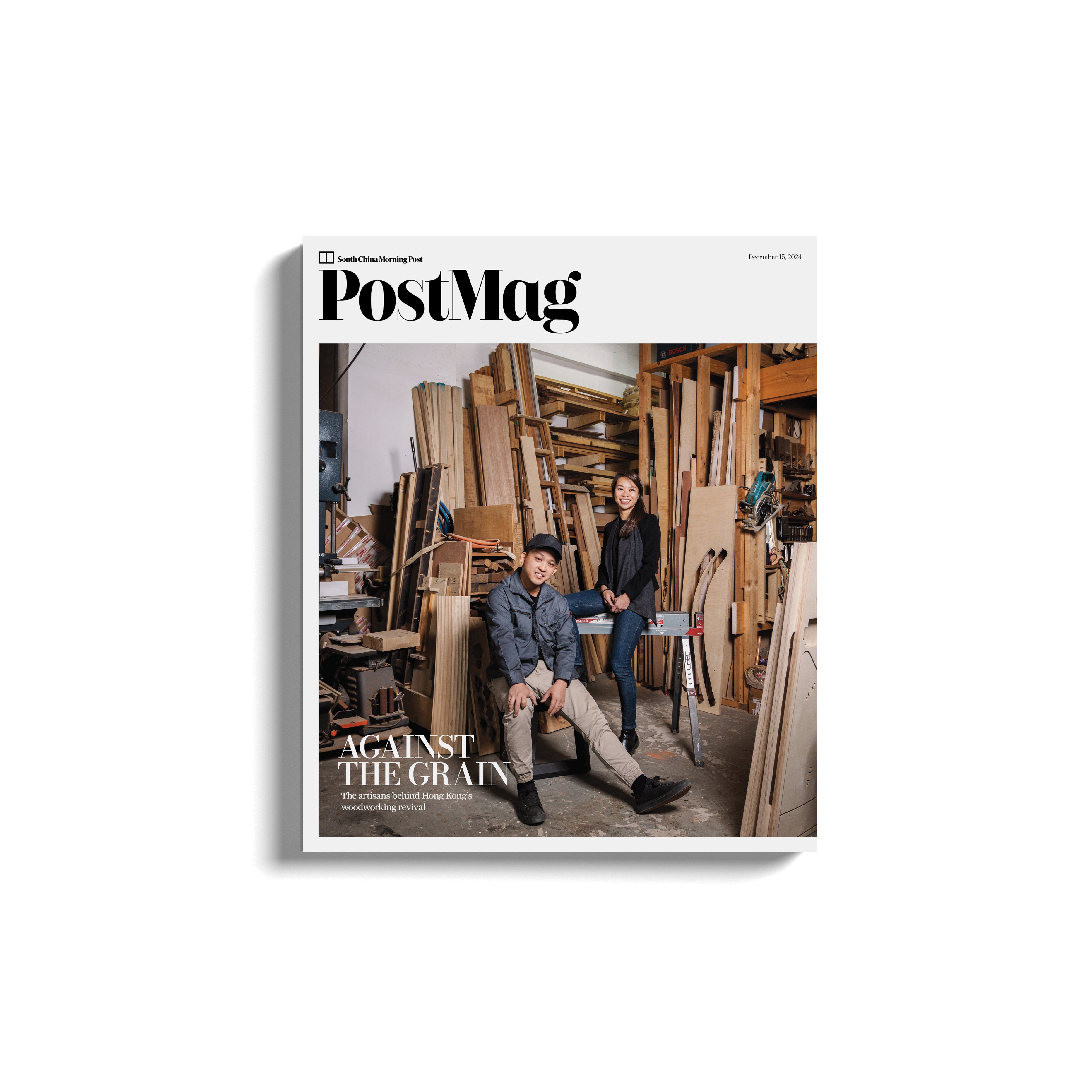 This week’s issue covers the woodworking revival in Hong Kong. Photo: Jocelyn Tam