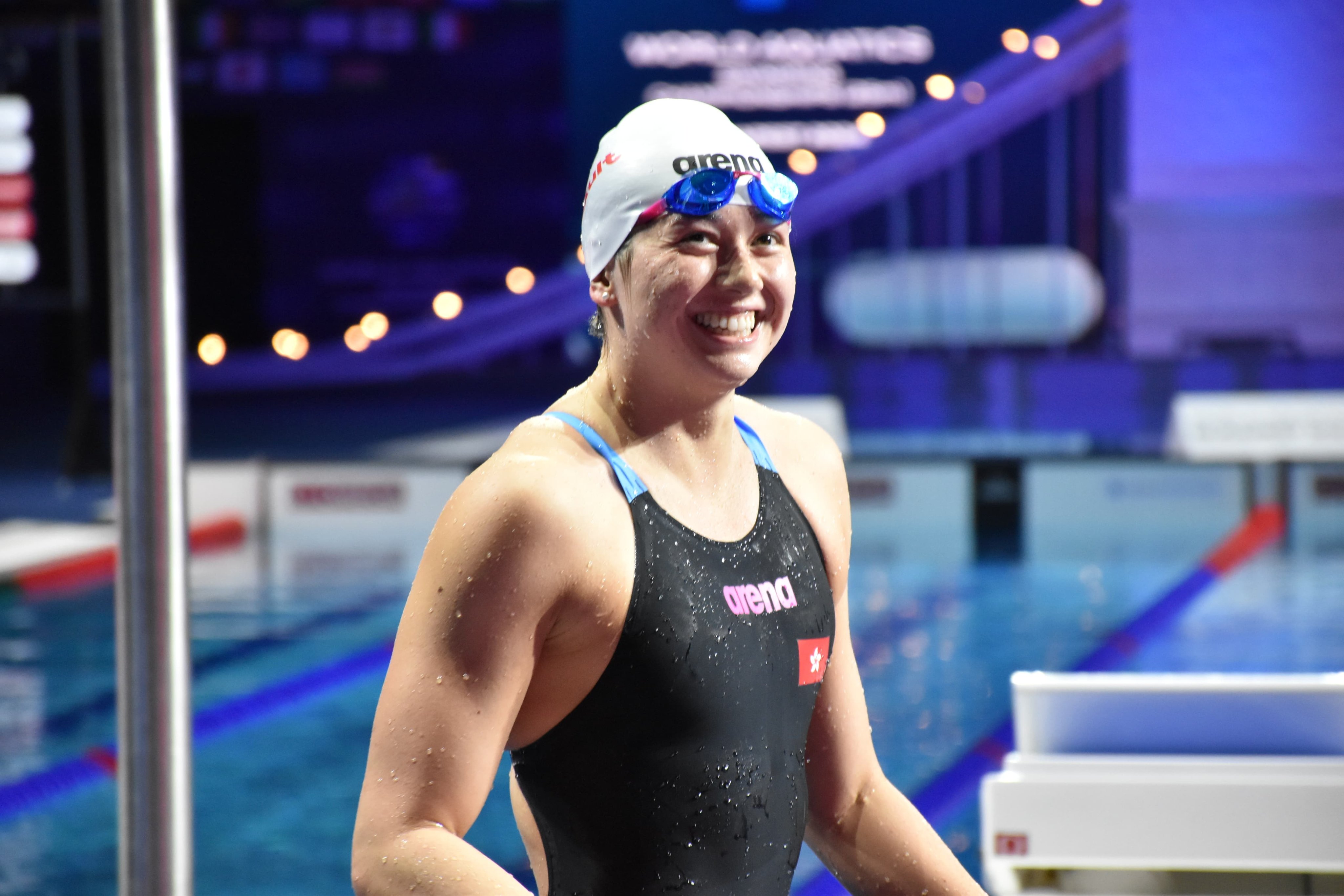 Siobhan Haughey finished fourth in the final of the women’s 100m freestyle at the World Aquatics Swimming Championships in Budapest. Photo: Hong Kong China Swimming Association