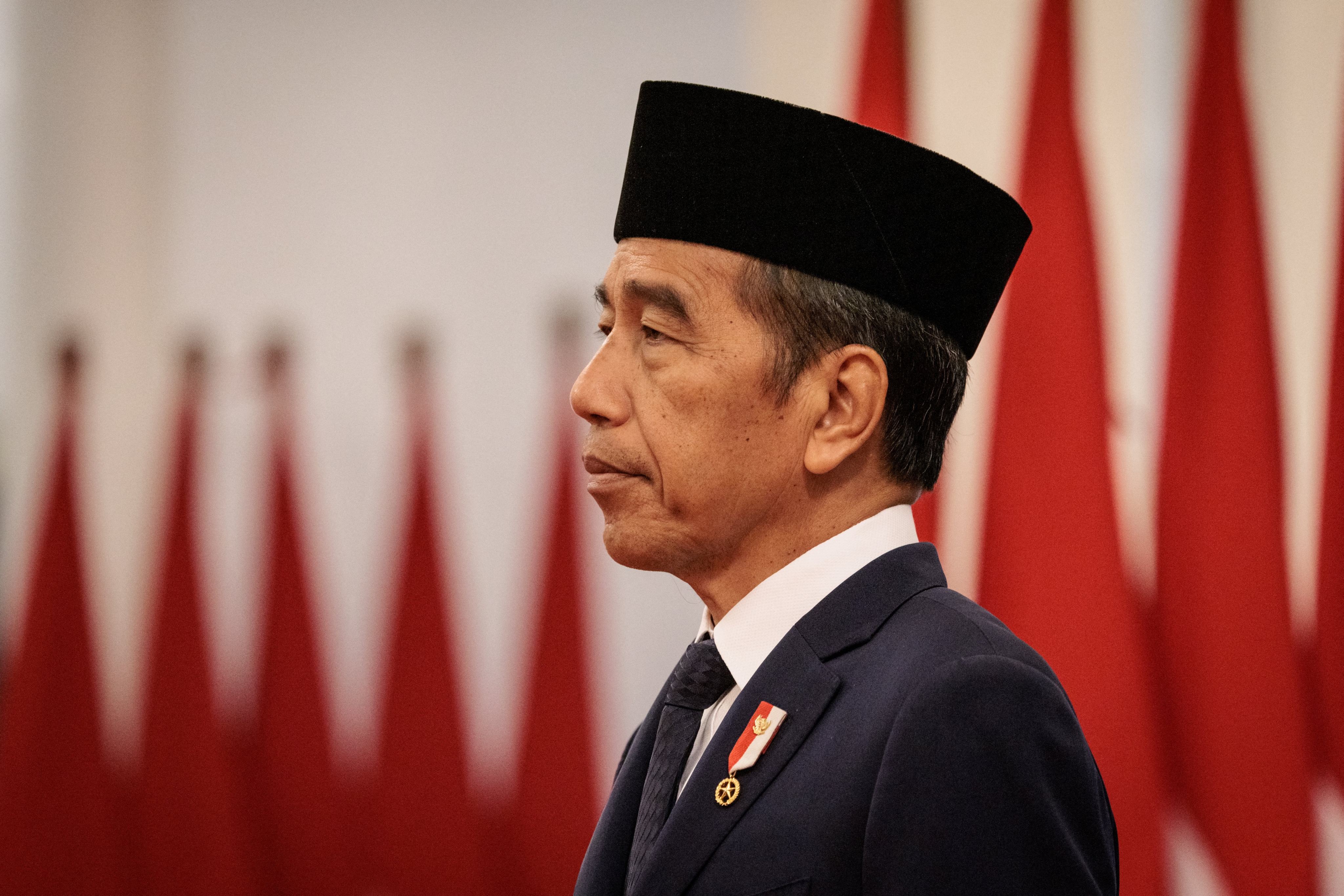 Indonesia’s then-president Joko Widodo attends the inauguration of deputy ministers in Jakarta in July. Photo: AFP