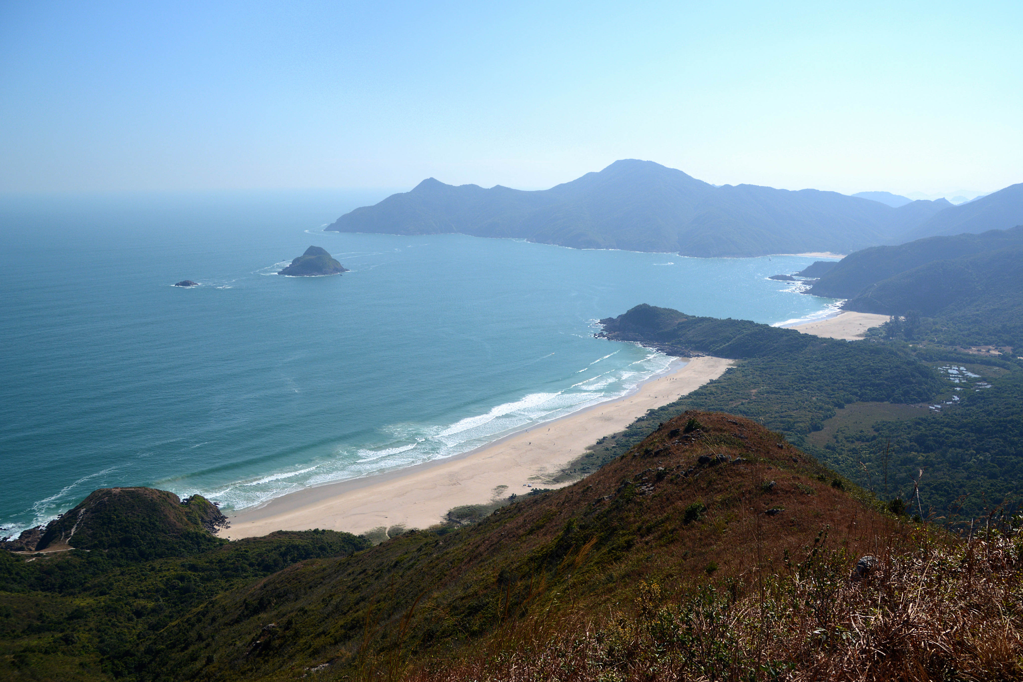 Tai Wan and Ham Tin beaches at Tai Long Wan in Sai Kung. Photo: SCMP.