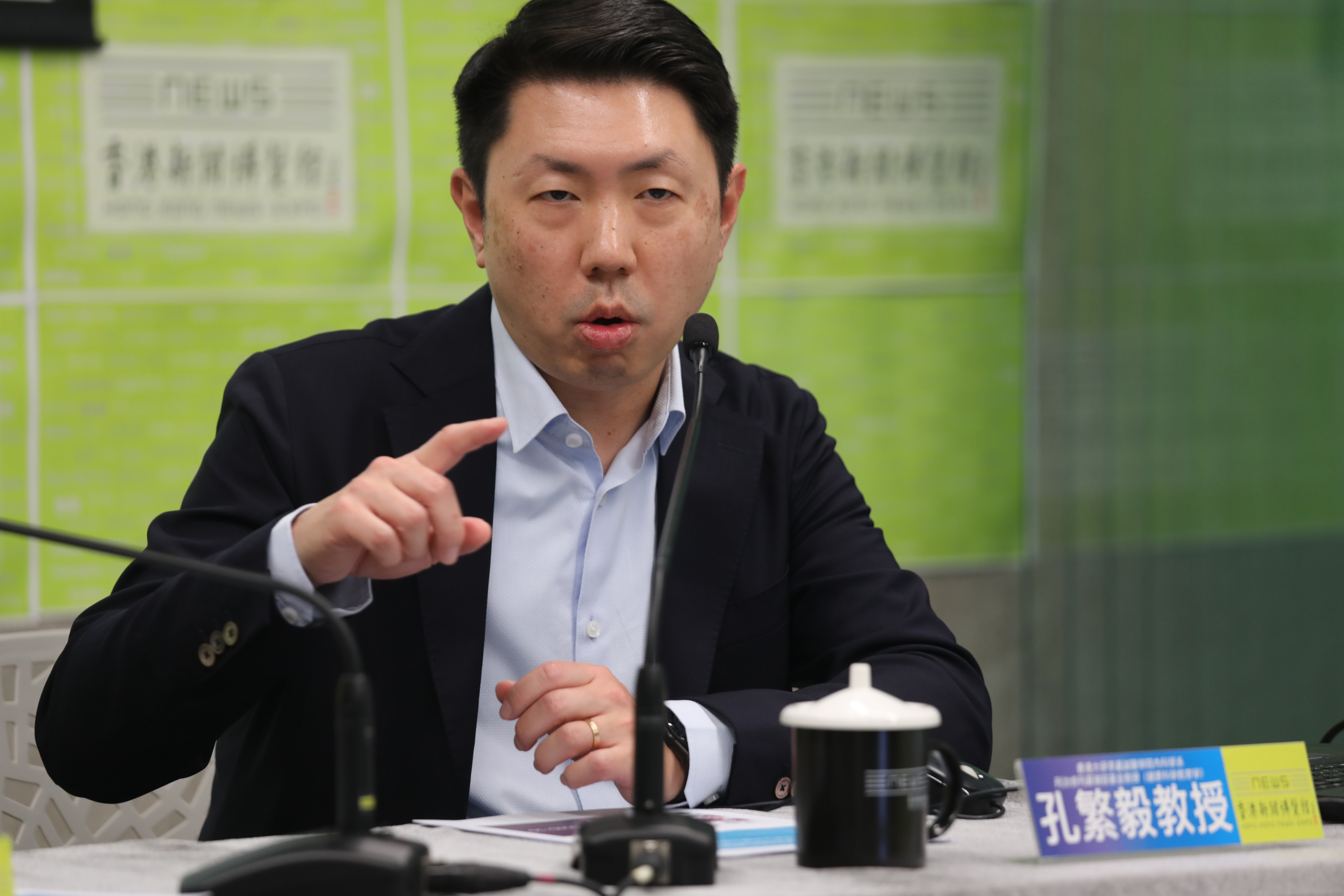 Ivan Hung Fan-ngai, also chair professor of the department of medicine at the University of Hong Kong, said co-circulation of Covid and influenza viruses means there is “high risk” of complications, hospitalisation and infant deaths. Photo: SCMP / Xiaomei Chen