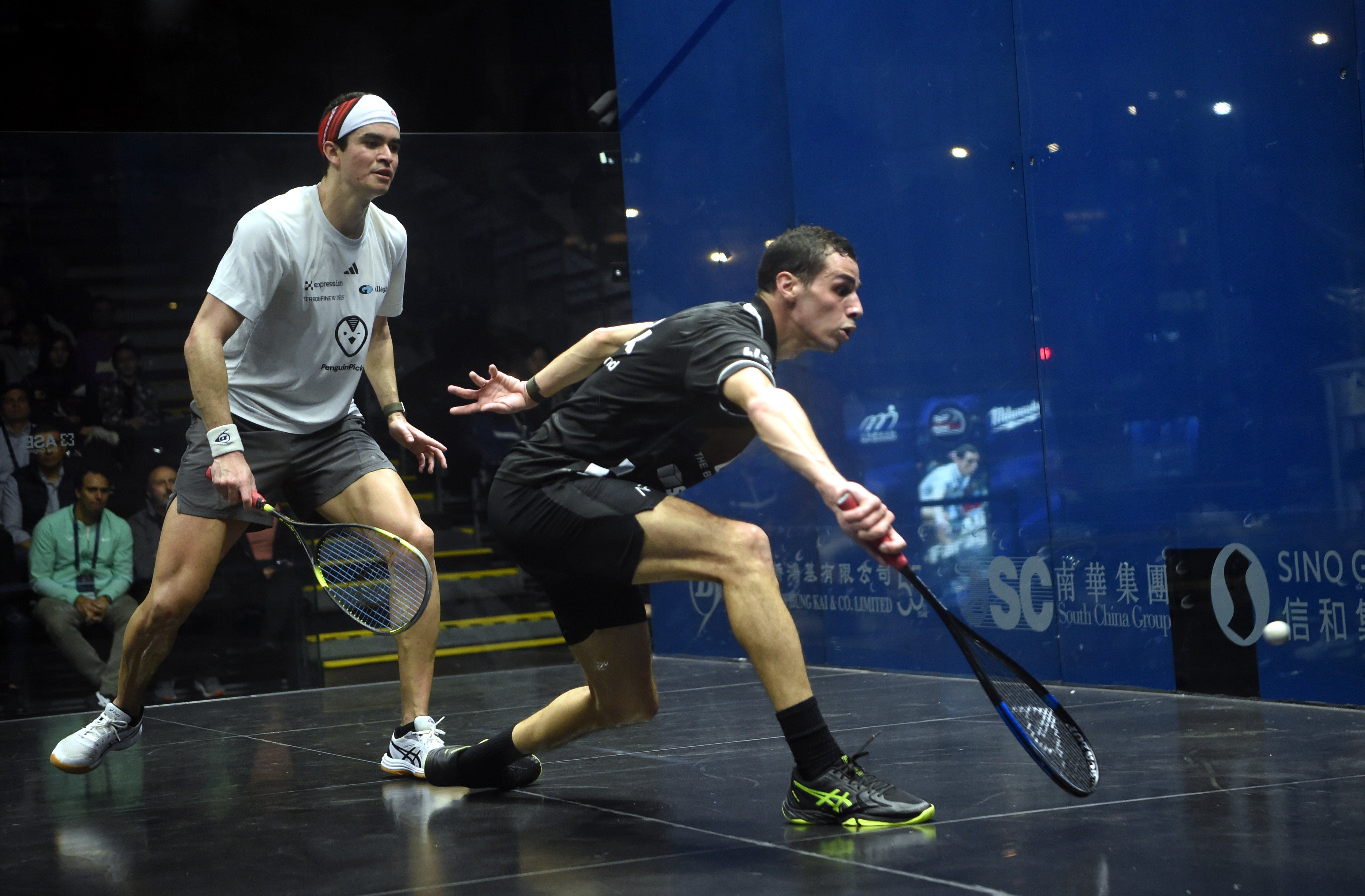 Ali Farag (right) will aim to add an Olympic gold medal to his enviable collection of honours. Photo: Xinhua