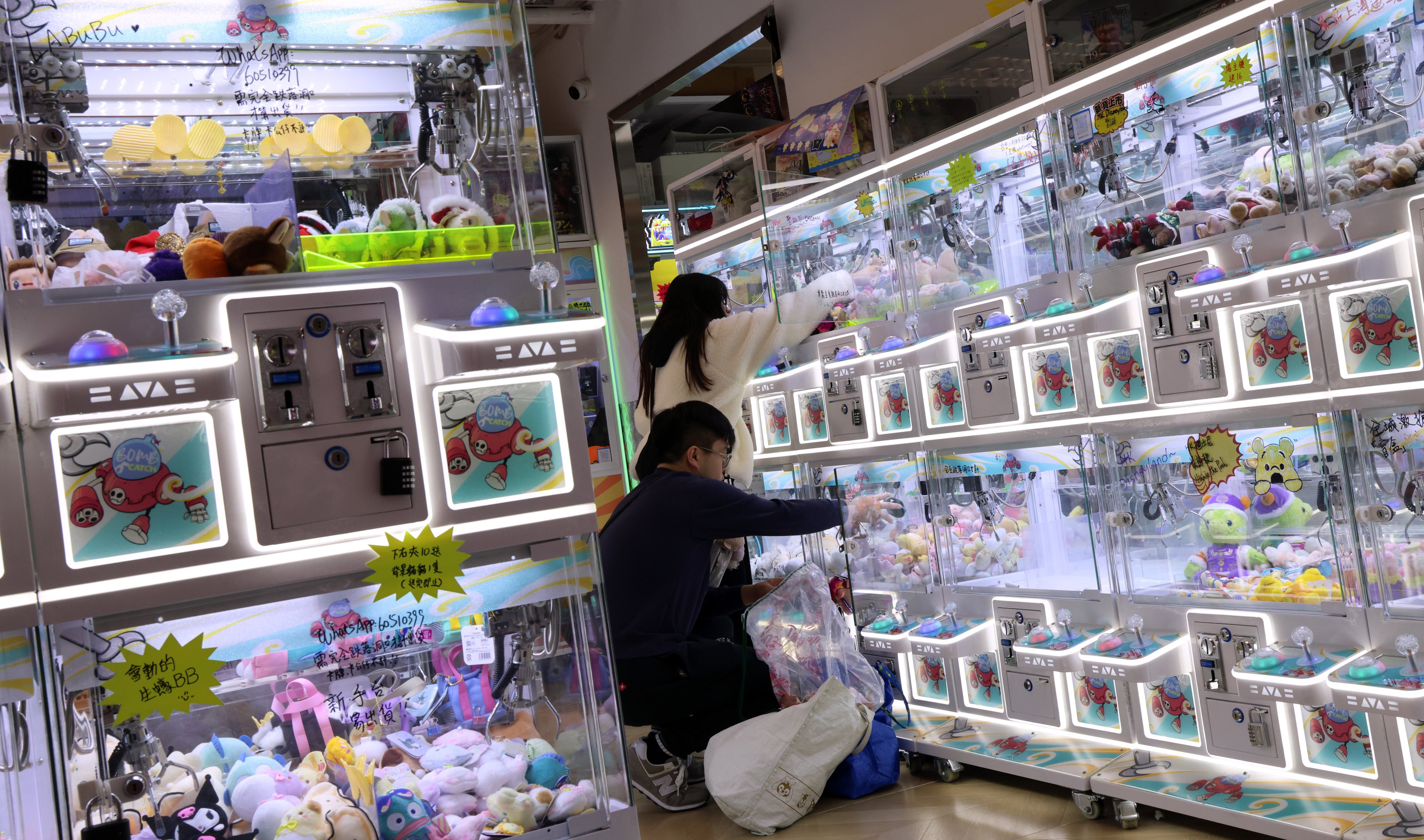 The Consumer Council says the number of claw machine-related complaints had risen to 42 in the first 11 months of the year, well above the 16 in the whole of 2023. Photo: Jelly Tse