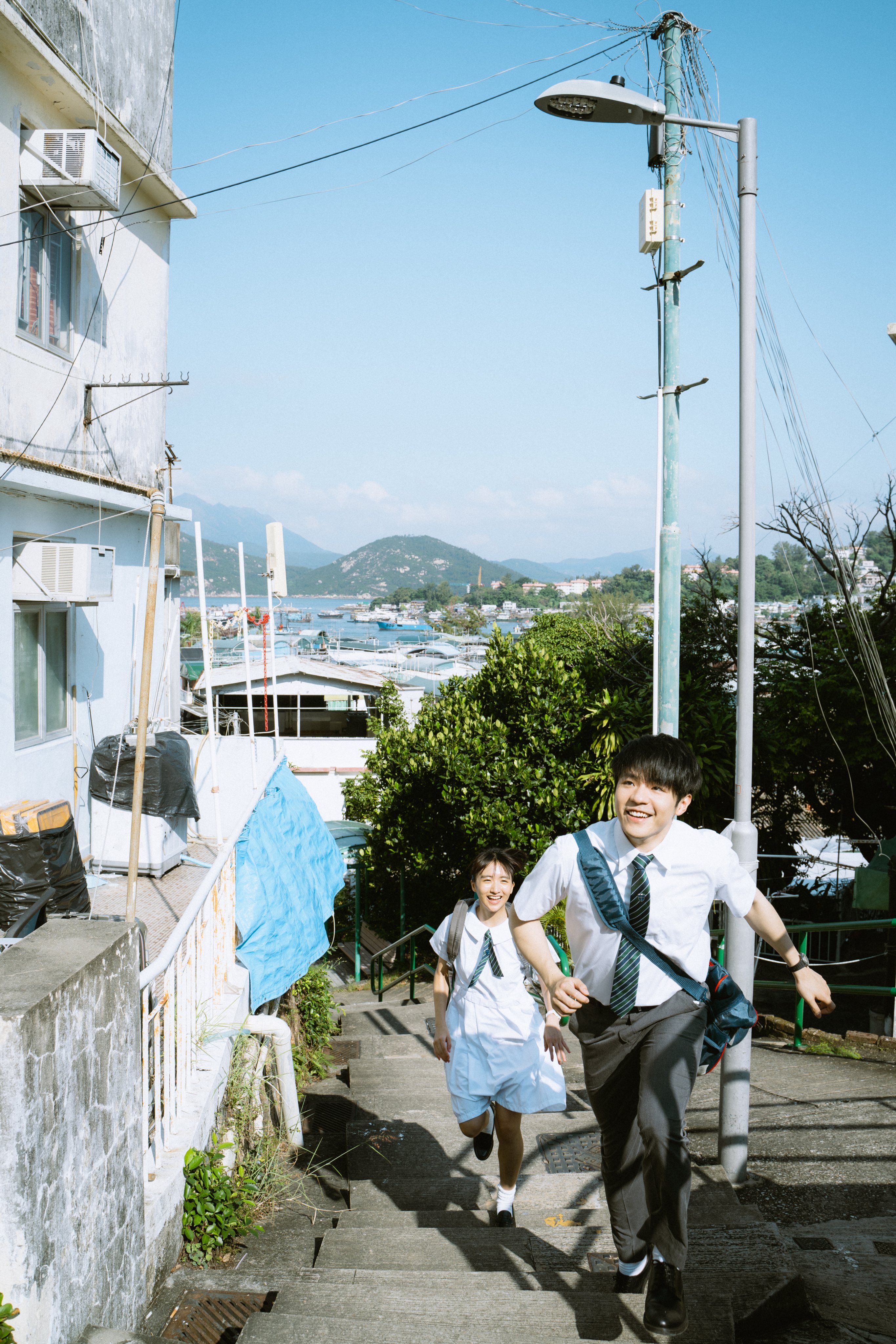 Ian Chan (front) and Natalie Hsu in a still from Last Song for You.