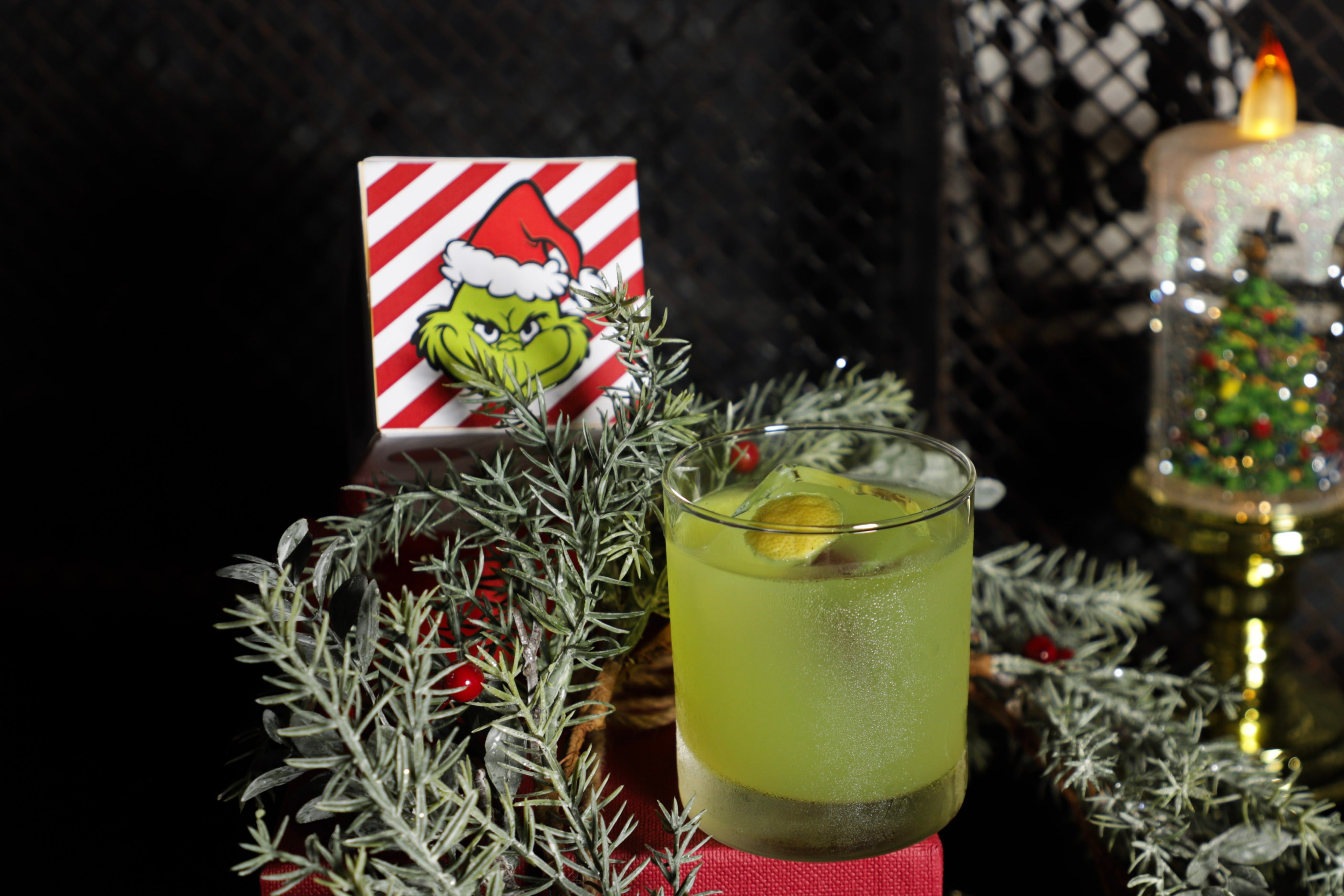 Yurakucho’s Merry Mischief Midori as part of Singular Concept’s The Grinch Who Stole Cocktails event. Photo: Handout