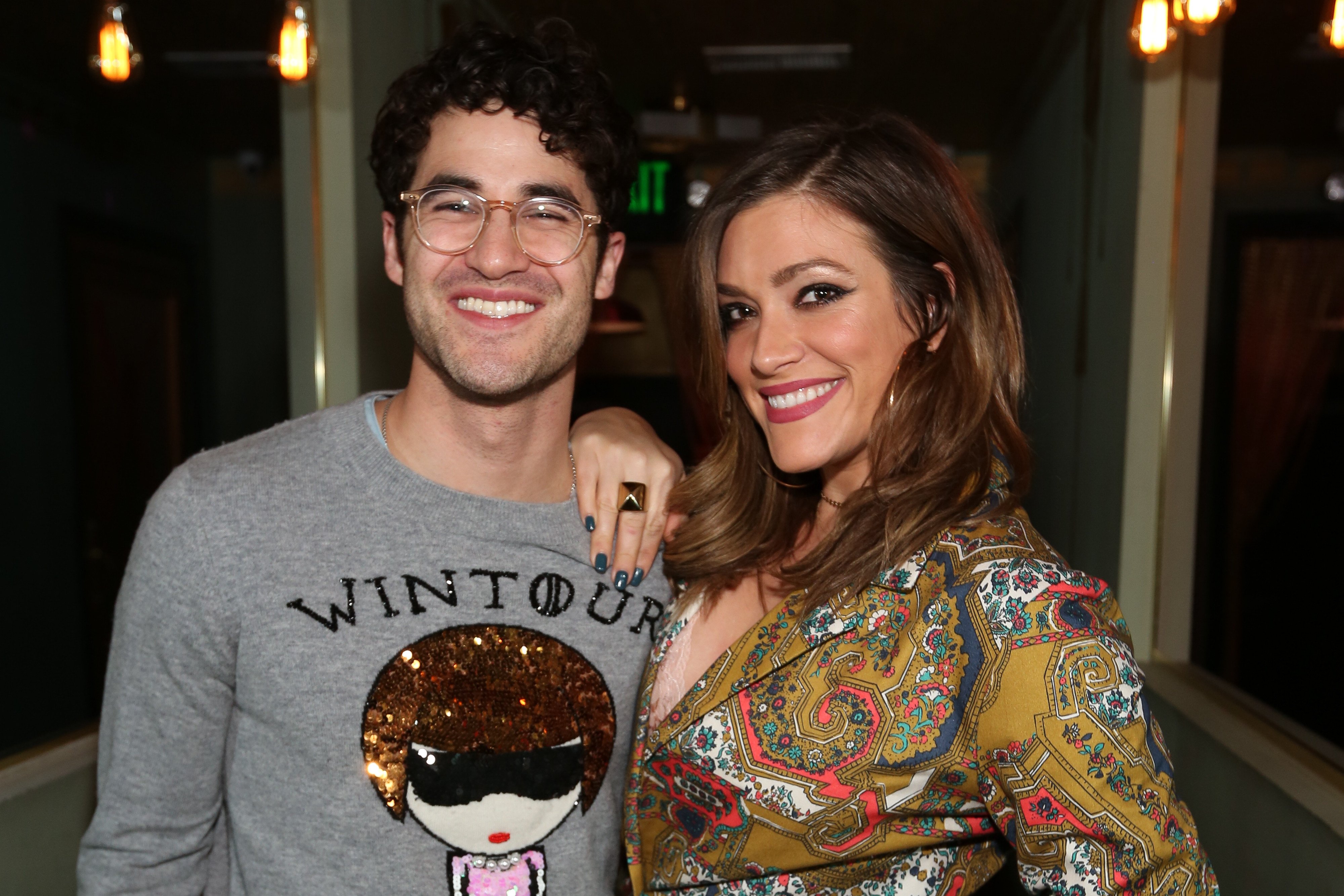 Actor Darren Criss and his wife Mia Swier met through mutual friends. Photo: Getty Images