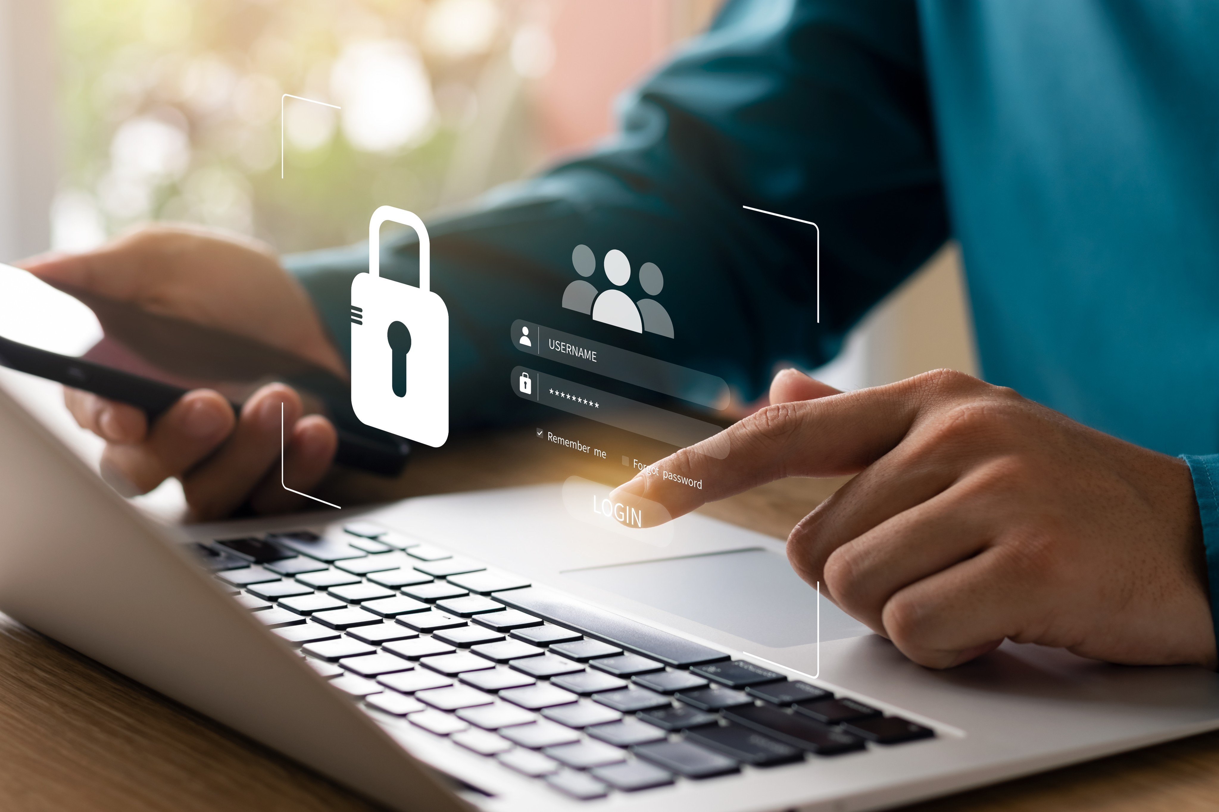 Cybersecurity layers for data protection. Photo: Shutterstock
