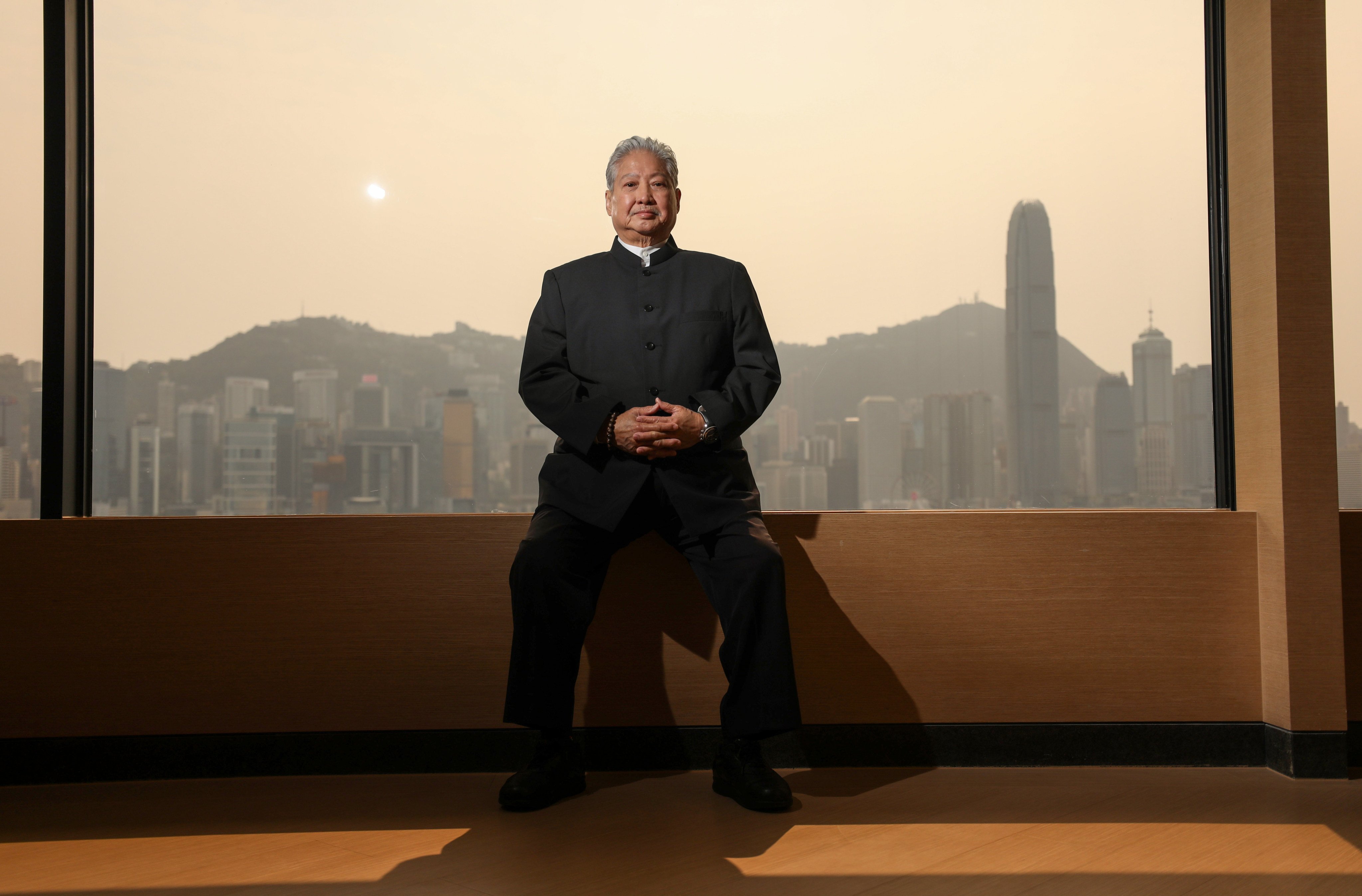 Sammo Hung at an interview with the Post in Hong Kong, in March. The martial arts film icon reflected on his glittering career, which he spent “guessing what would become successful”. Photo: Xiaomei Chen. Hair: Perry @ GHD Styling Team. Makeup: Guerlain Makeup Team
