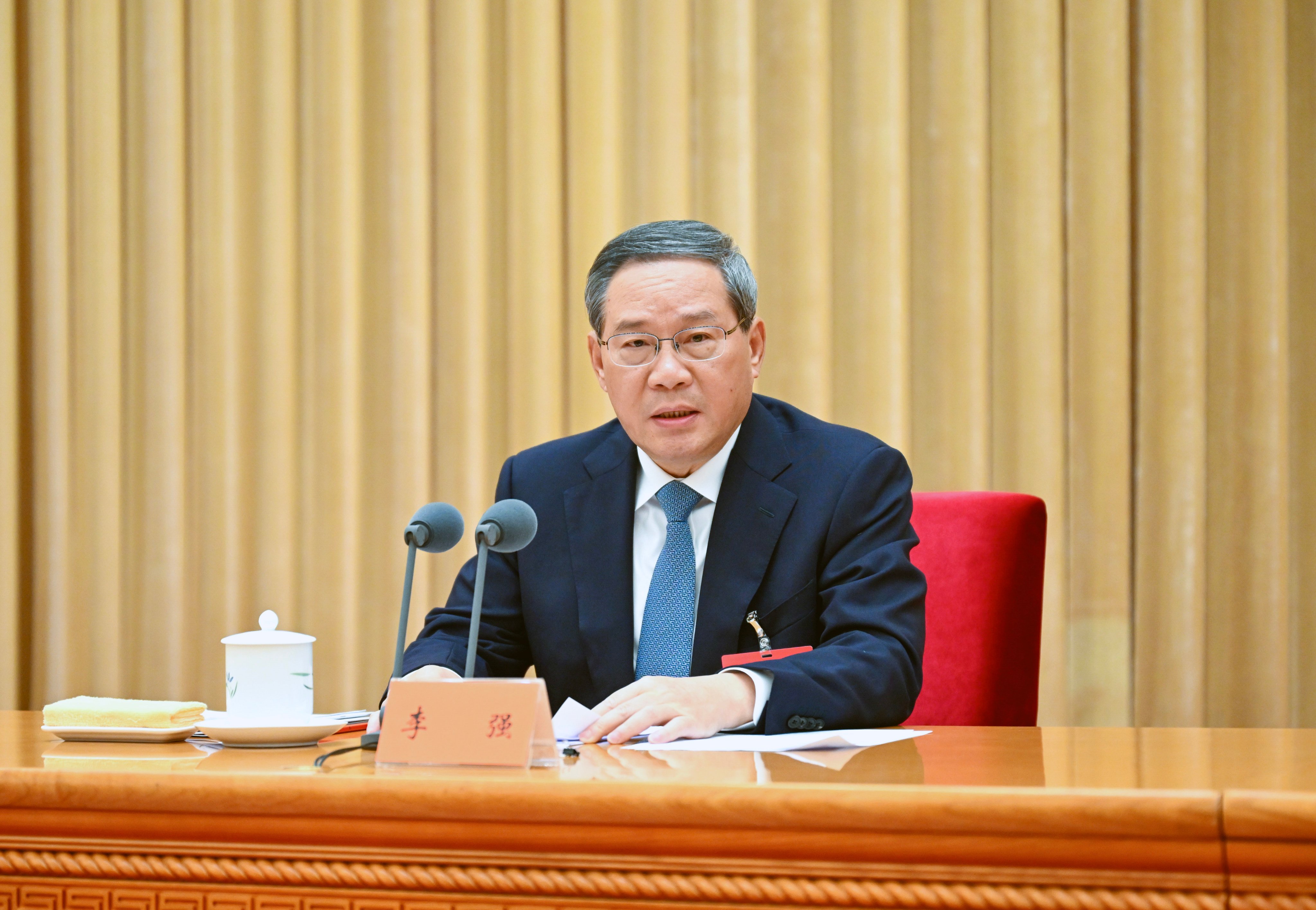 Premier Li Qiang promised further measures to improve the business environment. Photo: Xinhua