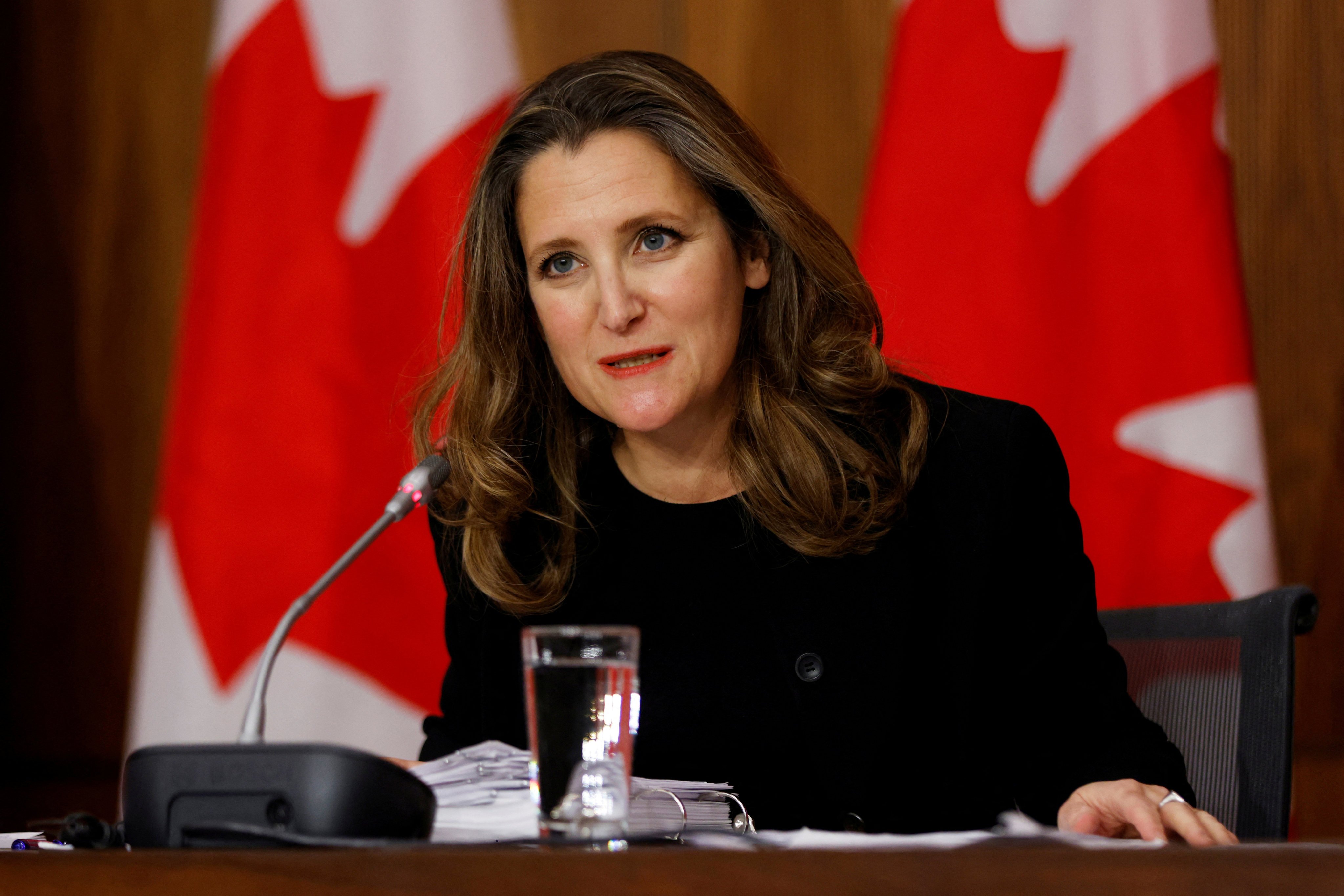 Canada’s former deputy prime minister Chrystia Freeland. File photo: Reuters