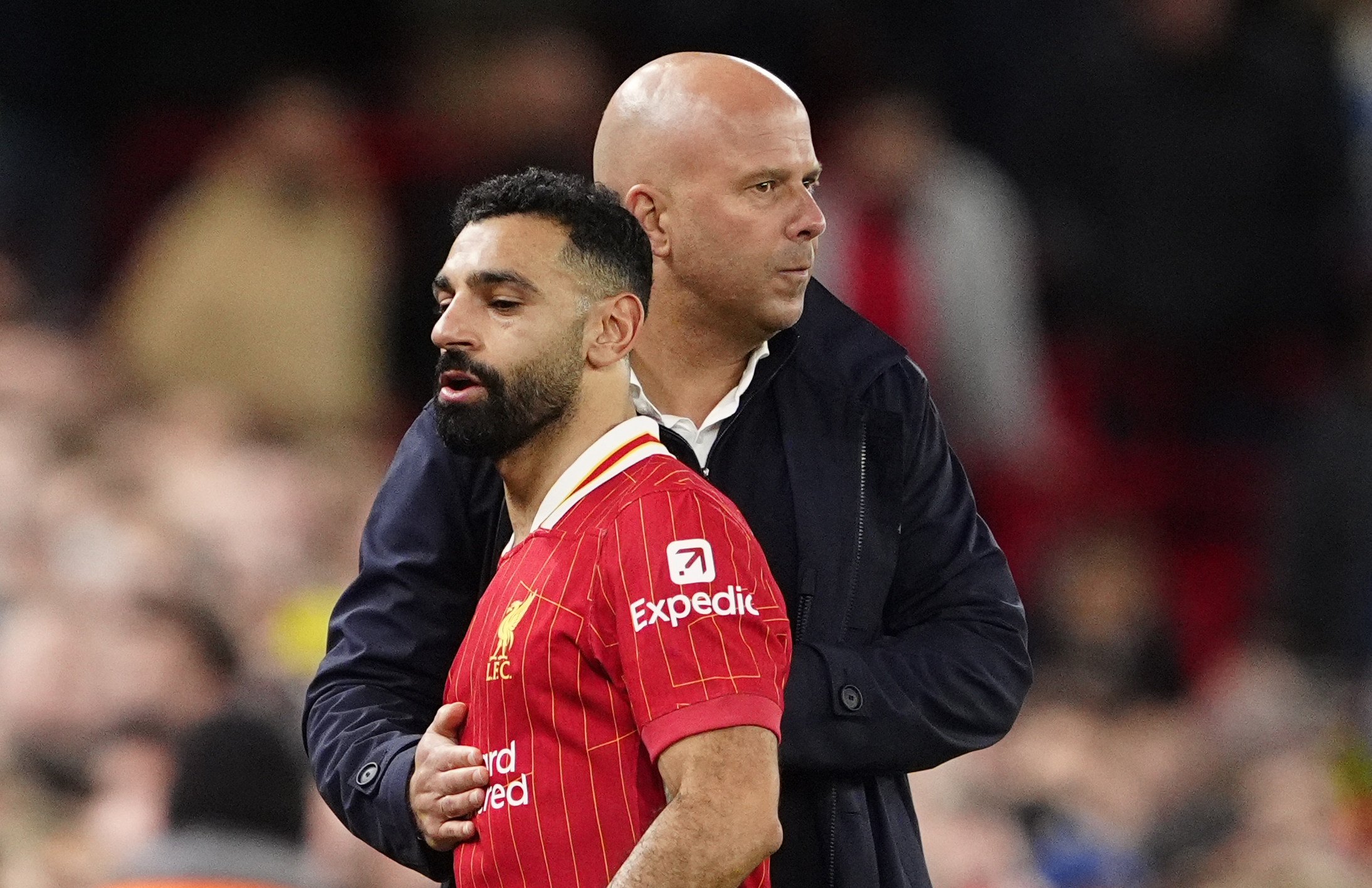 Liverpool’s Mohamed Salah (left) usually performs against Tottenham Hotspur at their ground and should be considered for captain, while his manager Arne Slot would be a good pick in Gameweek 24. Photo: dpa