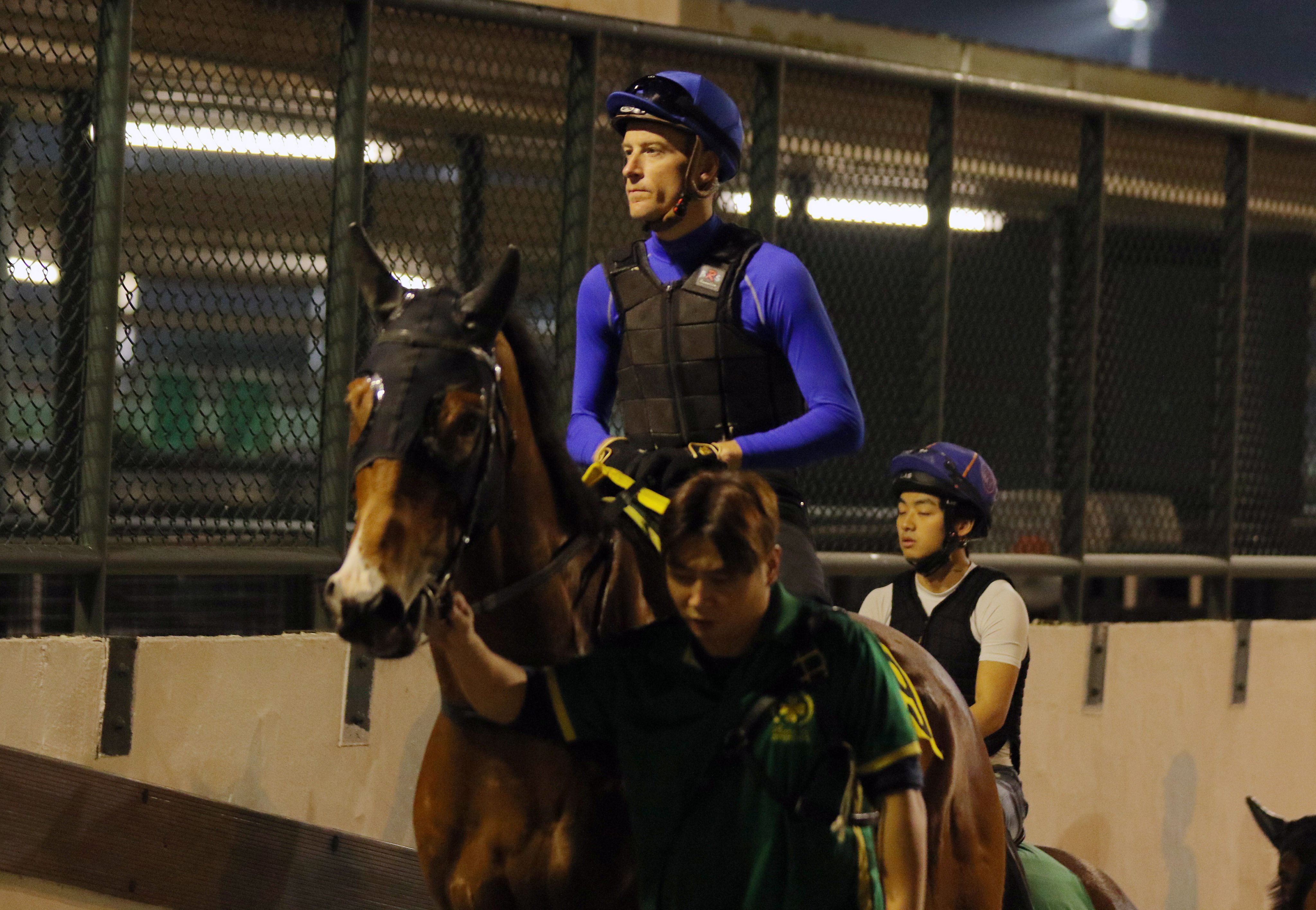 Blake Shinn reunites with Galaxy Patch in the Stewards’ Cup next month. Photos: Kenneth Chan