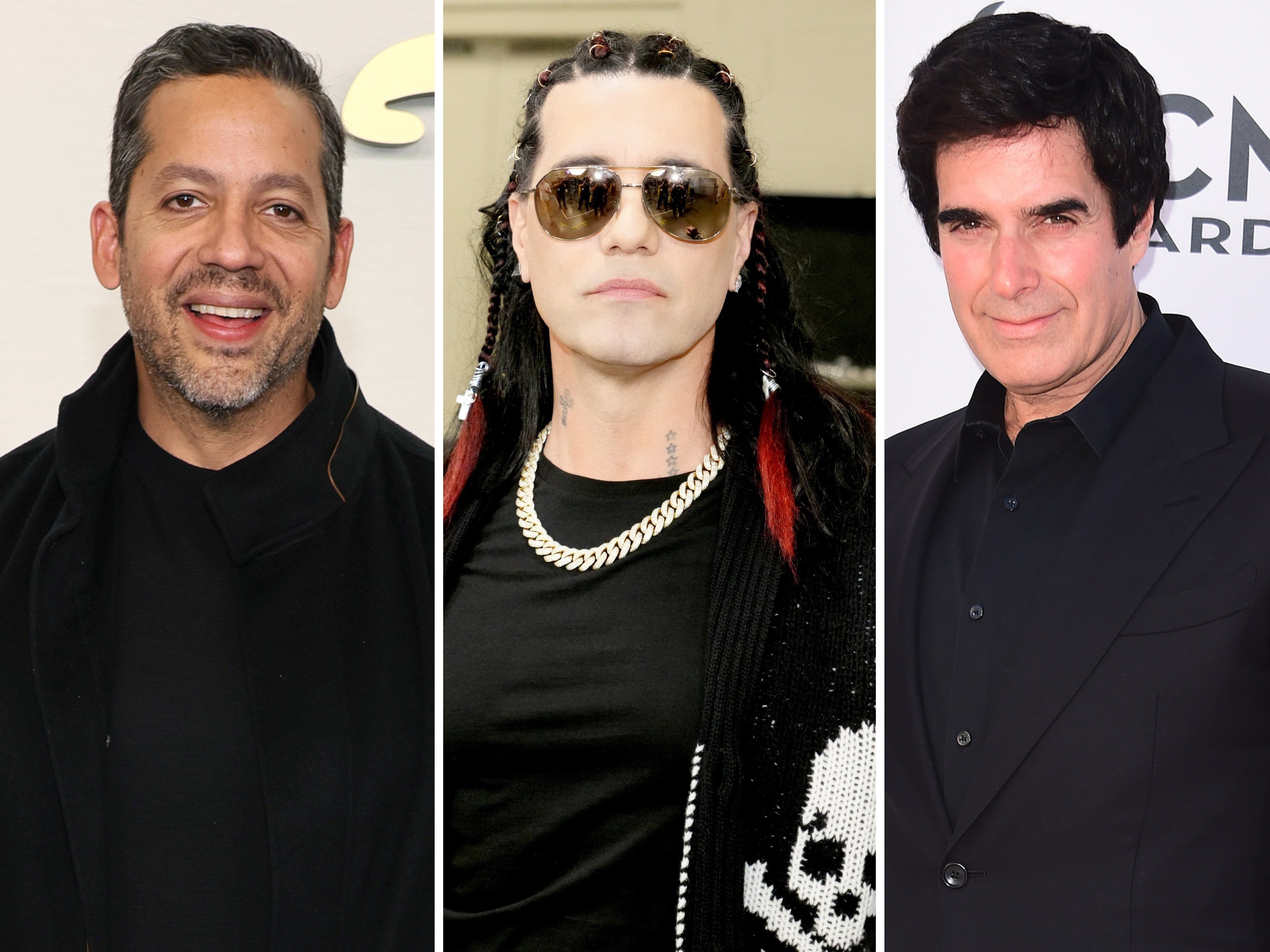 Magicians including (from left) David Blaine, Criss Angel and David Copperfield have made millions from their craft. Photo: Getty/ MCT