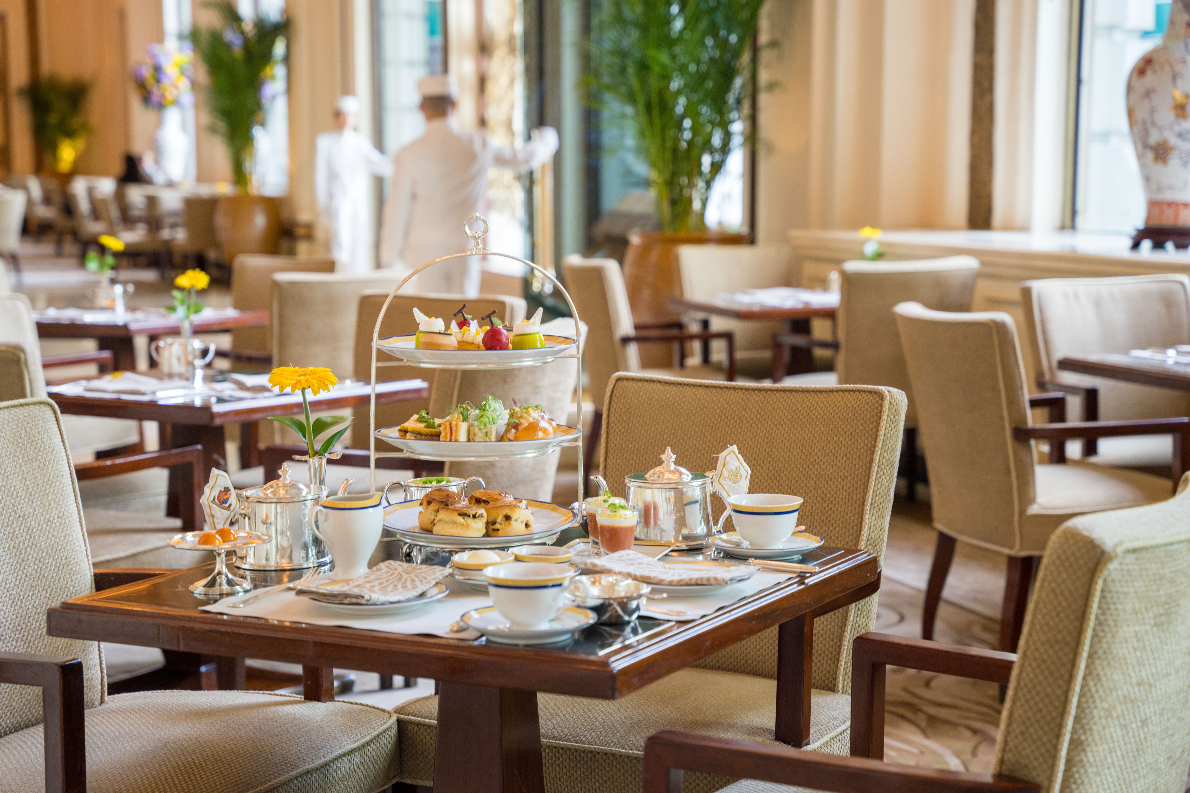 Afternoon tea at the Lobby Lounge at The Peninsula Hong Kong. Photo: Handout