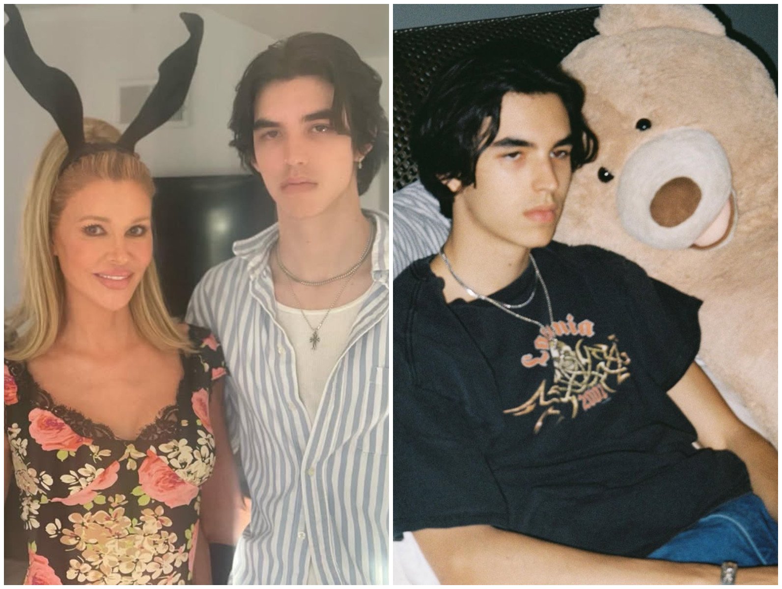 Mason Cibrian is the 21-year-old son of RHOBH star Brandi Glanville. Photos: @brandiglanville, @masoncibrian/Instagram