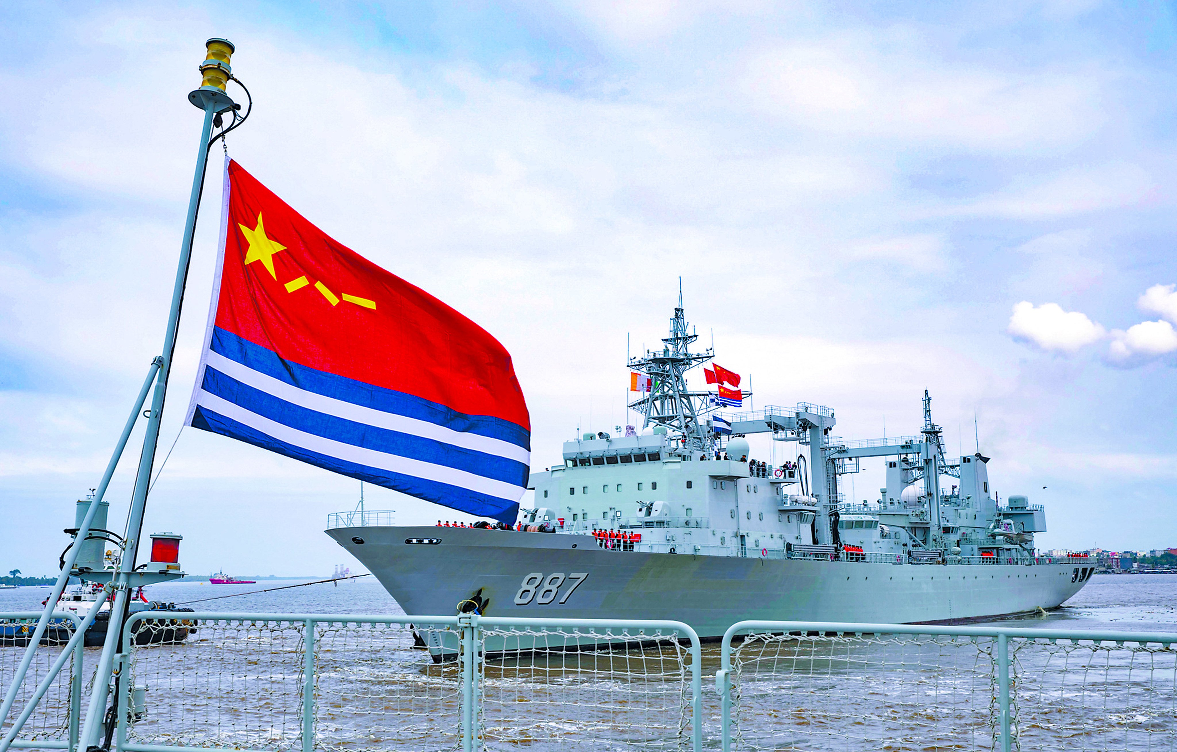 Chinese naval presence in the Gulf of Guinea is helping to protect its oil interests as it flexes its military muscles. Photo: Xinhua