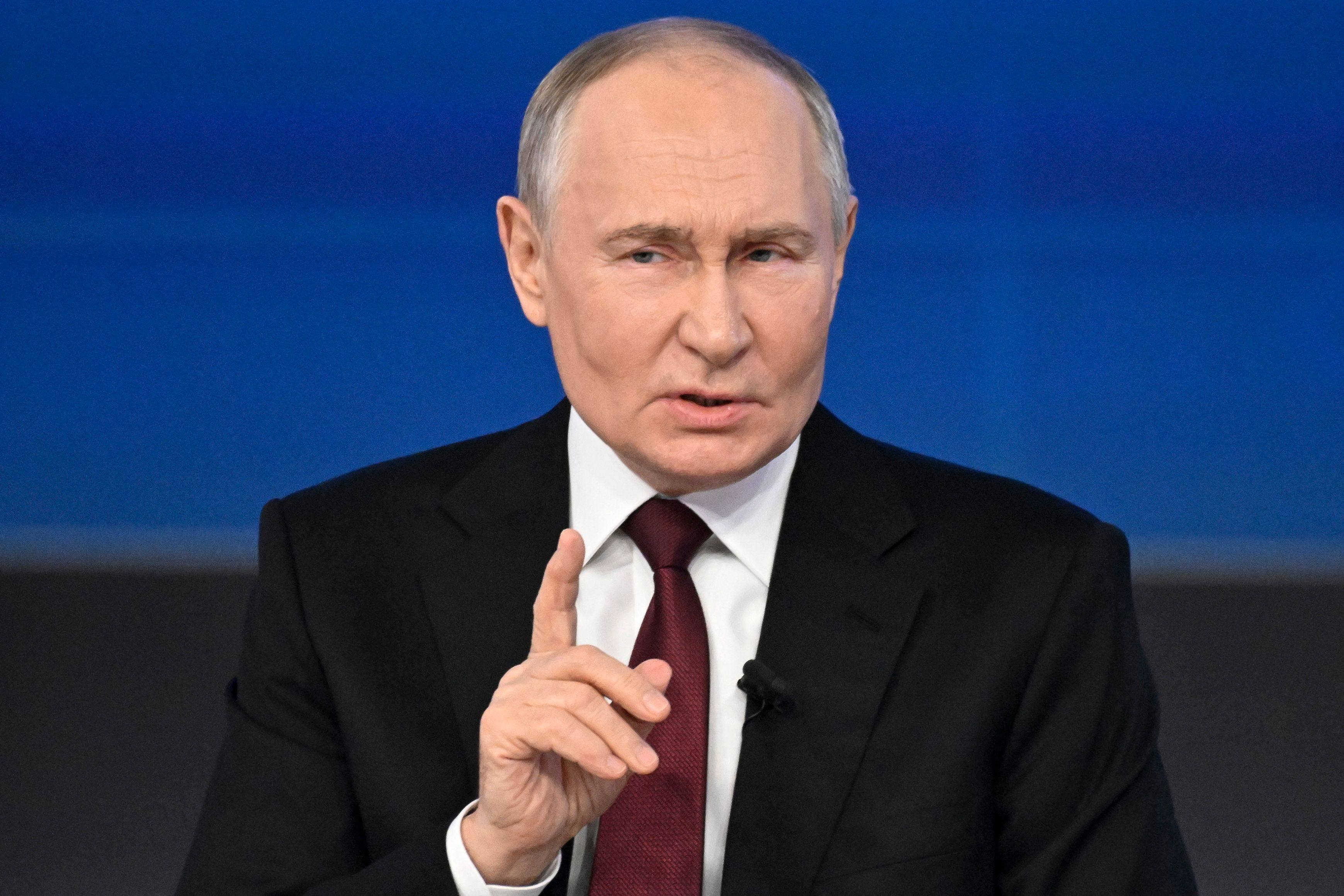 Vladimir Putin praised the initiative at his end-of-year press conference. Photo: AFP