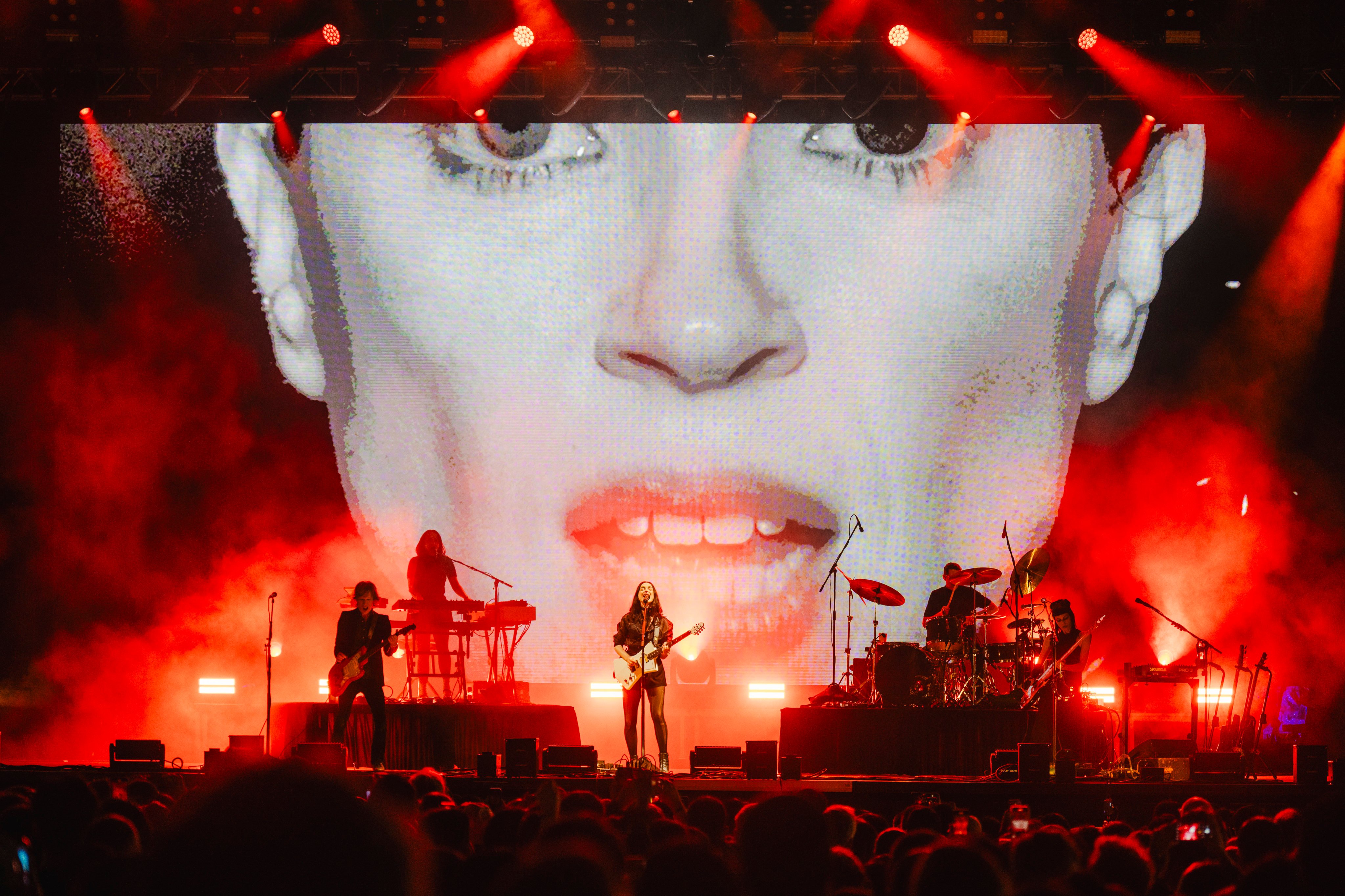 St Vincent at Clockenflap at Central Harbourfront, Hong Kong, in November. Photo: Clockenflap