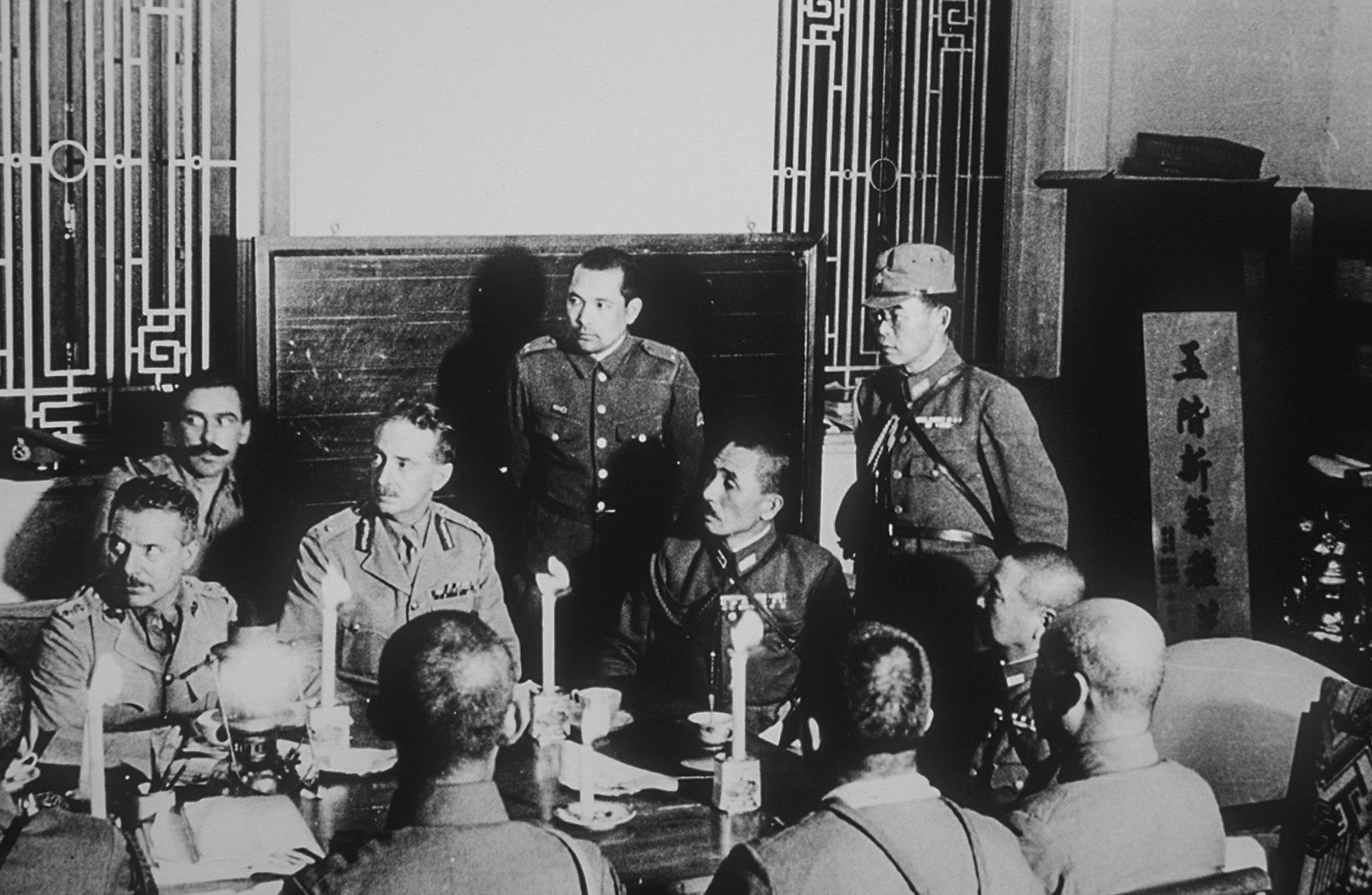 The British surrender Hong Kong to the Japanese on Christmas Day in 1941. Photo: SCMP